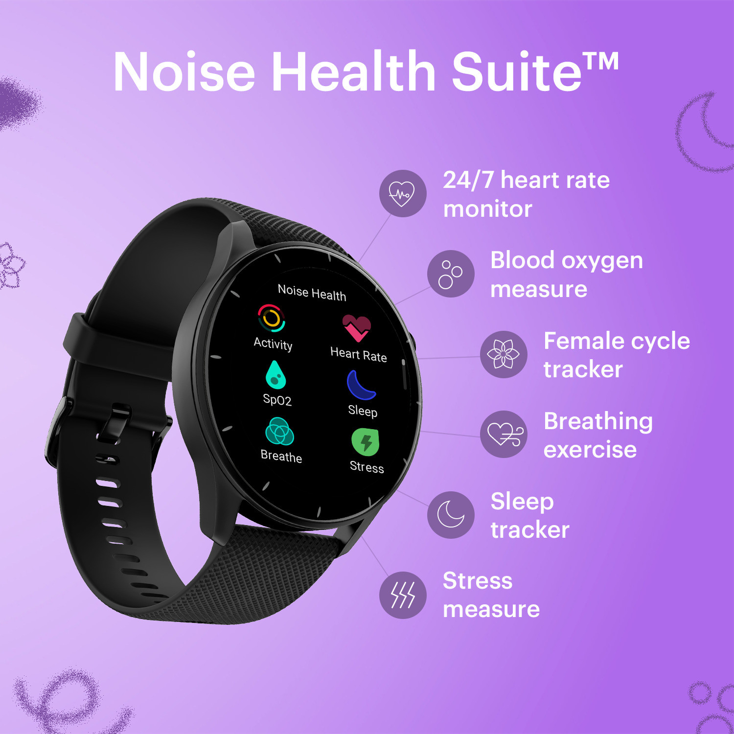 Image of Noise Crew 1.38 Round Display with Bluetooth Calling, Metallic finish, IP68 Rating Smartwatch