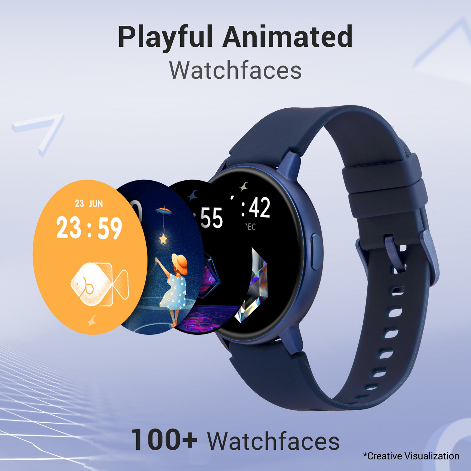 Image of Fastrack Reflex Play, AMOLED,1.3 inch Always On Display,Premium Metal Frame & IP68 Smartwatch