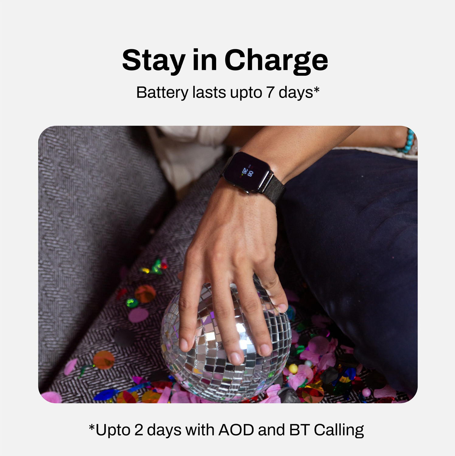 Image of Fitshot Crystal 1.8inch AMOLED Display with bluetooth calling 560 nits brightness Smartwatch