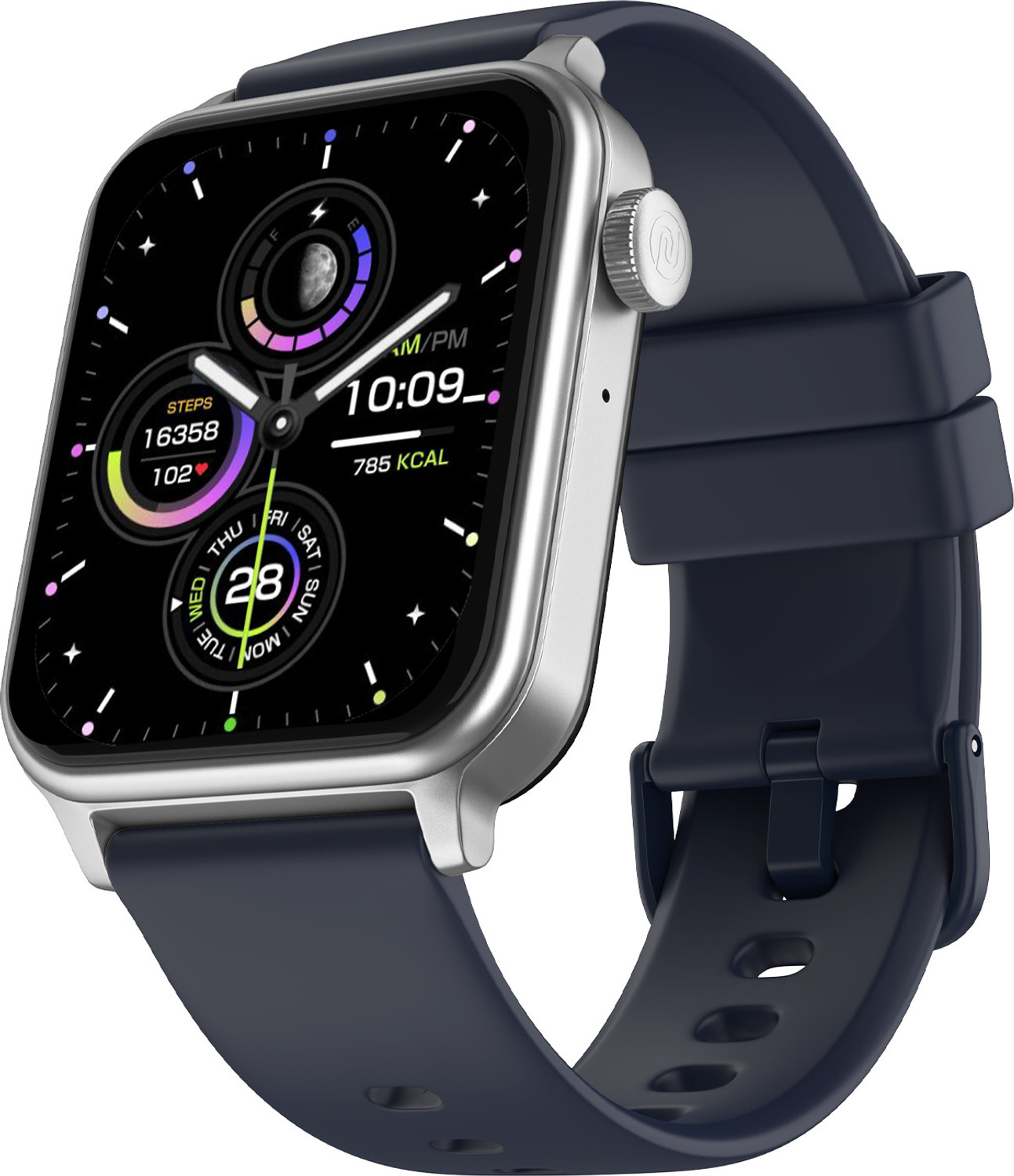 Image of NoiseFit ColorFit Pulse 2 Max 1.85 inch TFT Display with Bluetooth calling, Voice Assistant Smartwatch (Black Strap, Regular)