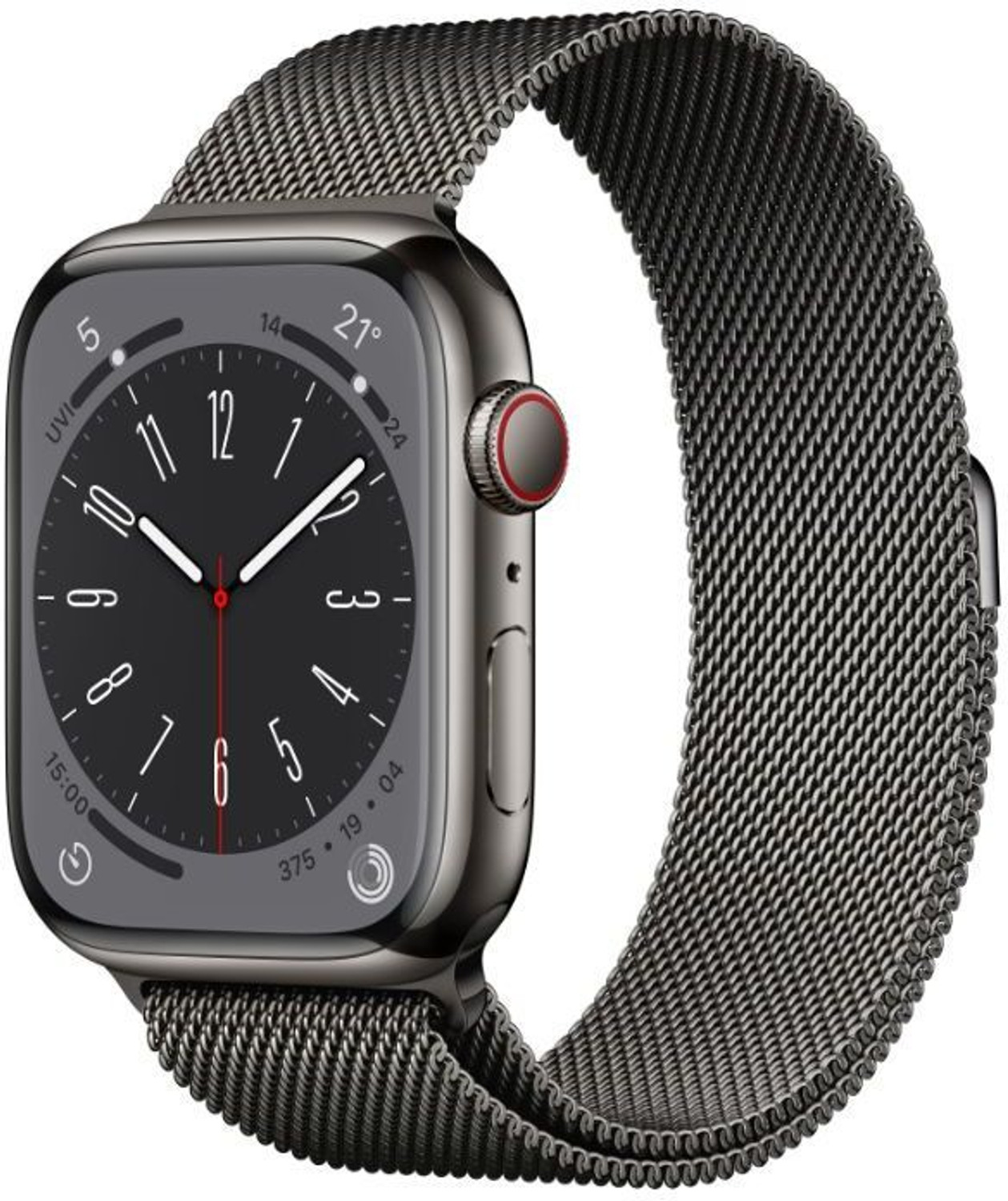 Image of Apple Watch Series 8 GPS + Cellular with ECG app, Temperature sensor, Crash Detection