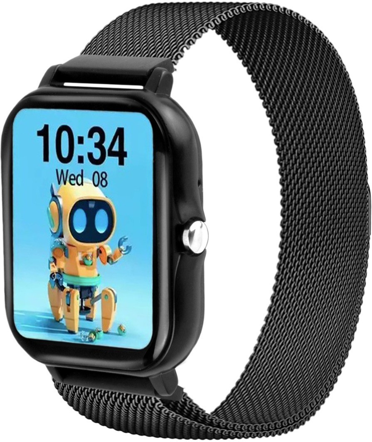 Image of HRYFiNE 1.69 inchPremium Metal BT Calling|Health Tracking|Speaker Smartwatch