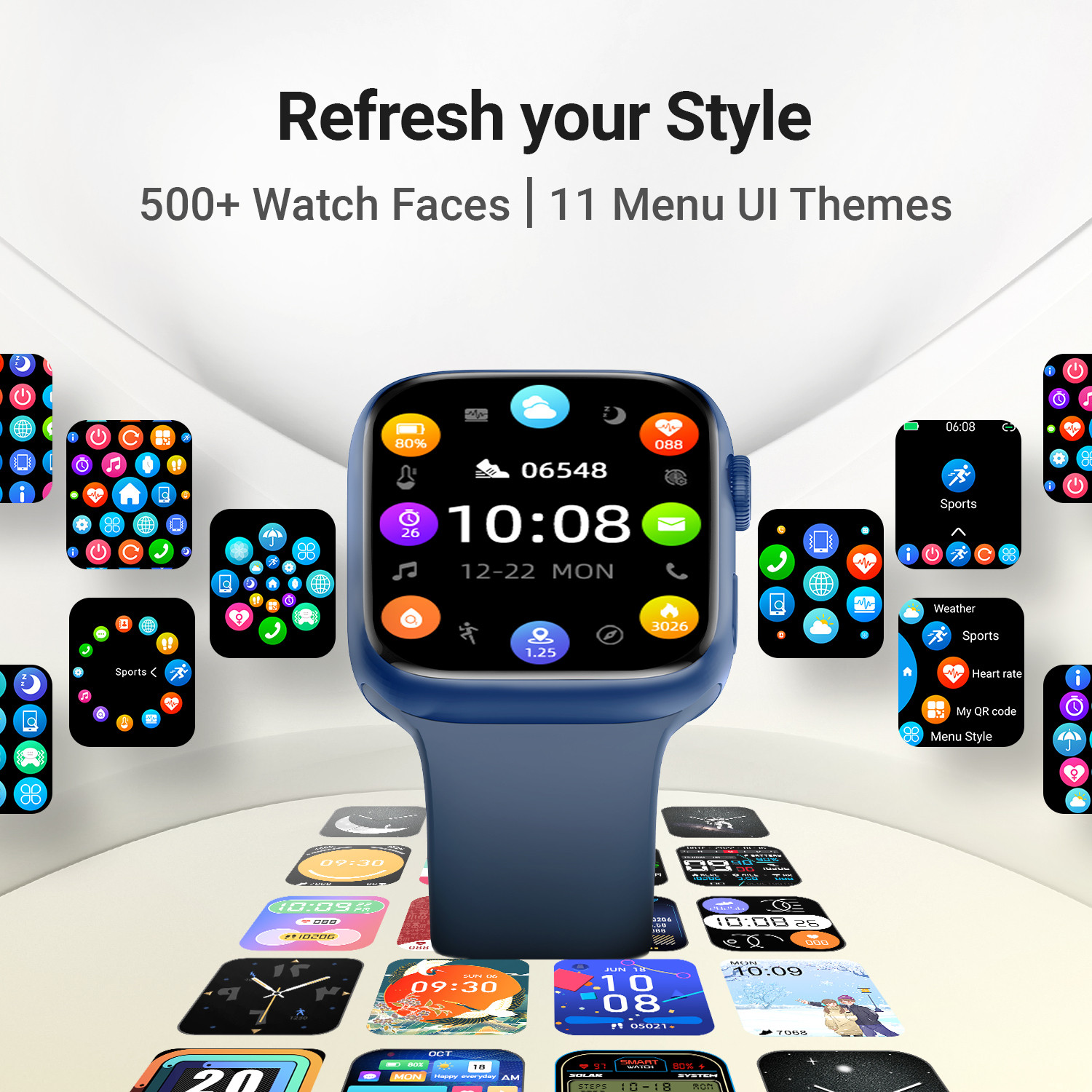 Image of CrossBeats Ignite S4 MAX 1.9 inch UHD Display, BT calling, 30 Sports Mode, 500+ Watch Faces Smartwatch