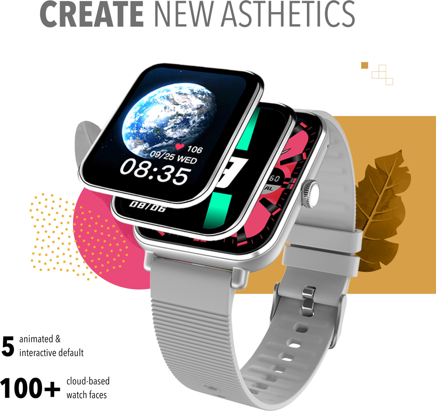 Image of alt GOAT, 1.78 AMOLED Display, Single Chip Bluetooth Calling, 100+ Watchfaces, IP68 Smartwatch