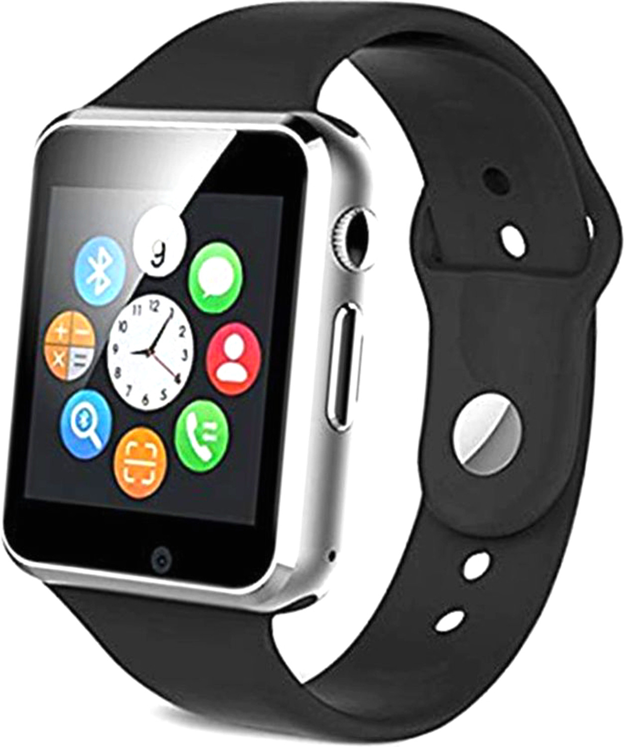 Image of Lastpoint 4G Camera and Sim Card Support watch Smartwatch (Black Strap, free)