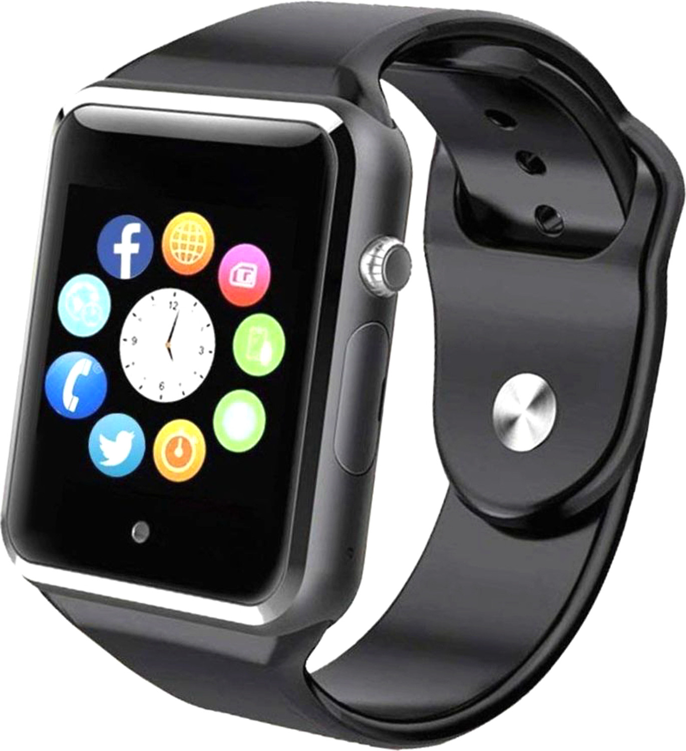 Image of Lastpoint 4G Camera and Sim Card Support watch Smartwatch (Black Strap, free)