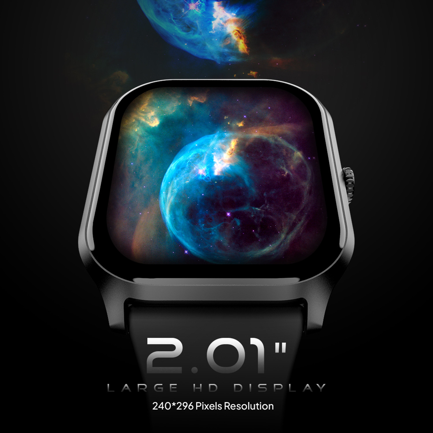 Image of Fire-Boltt Hunter 51.1mm (2.01) HD Display Bluetooth Calling Single Chipset, Metal Body Smartwatch