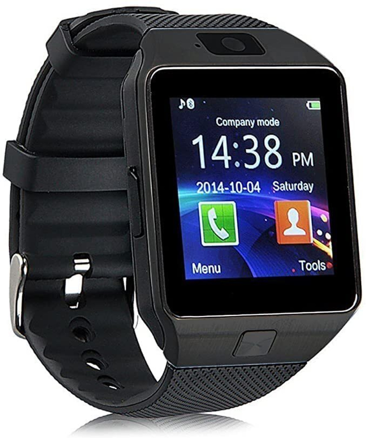 Image of Lastpoint 4G Camera and Sim Card Support watch Smartwatch (Black Strap, free)