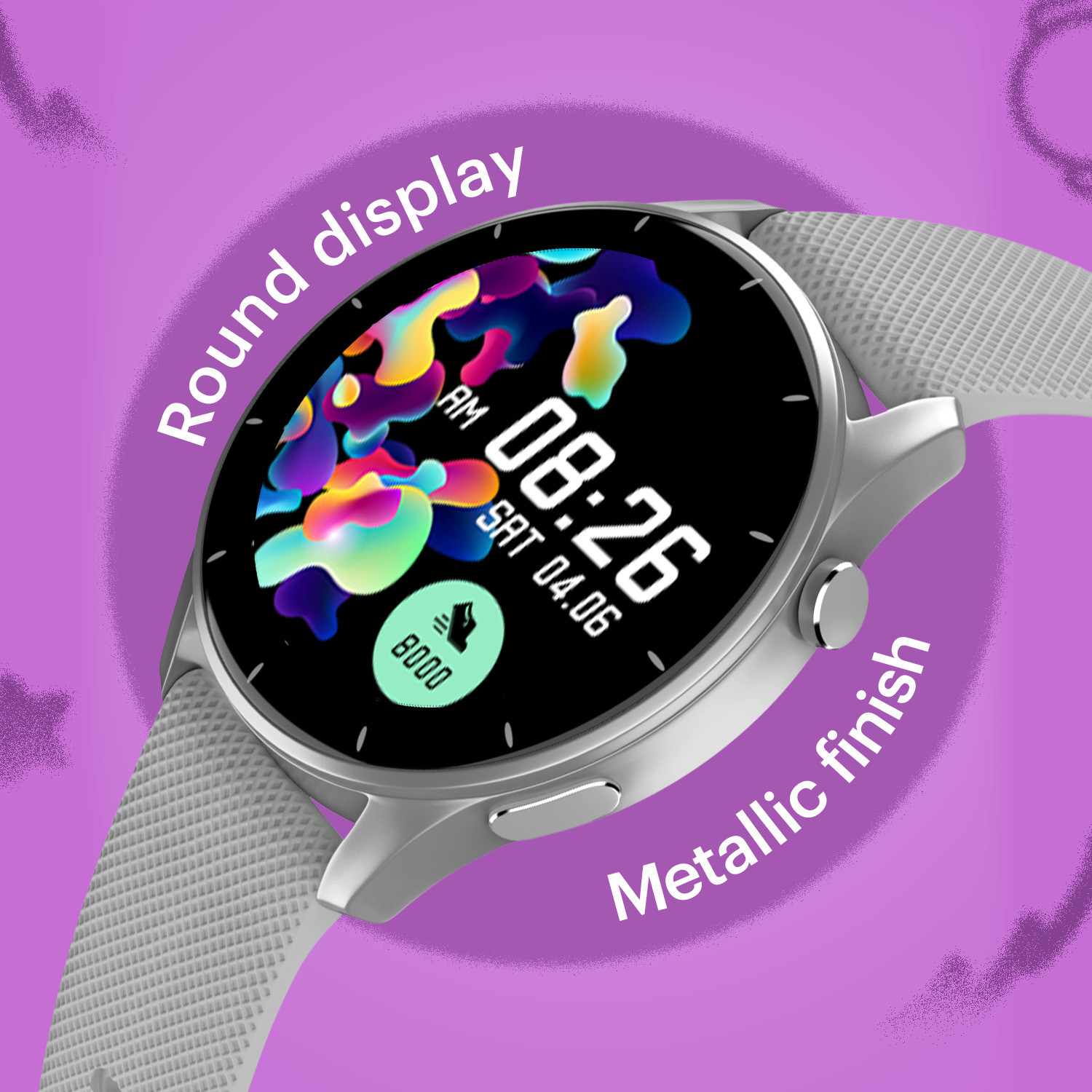 Image of Noise Crew 1.38 Round Display with Bluetooth Calling, Metallic finish, IP68 Rating Smartwatch