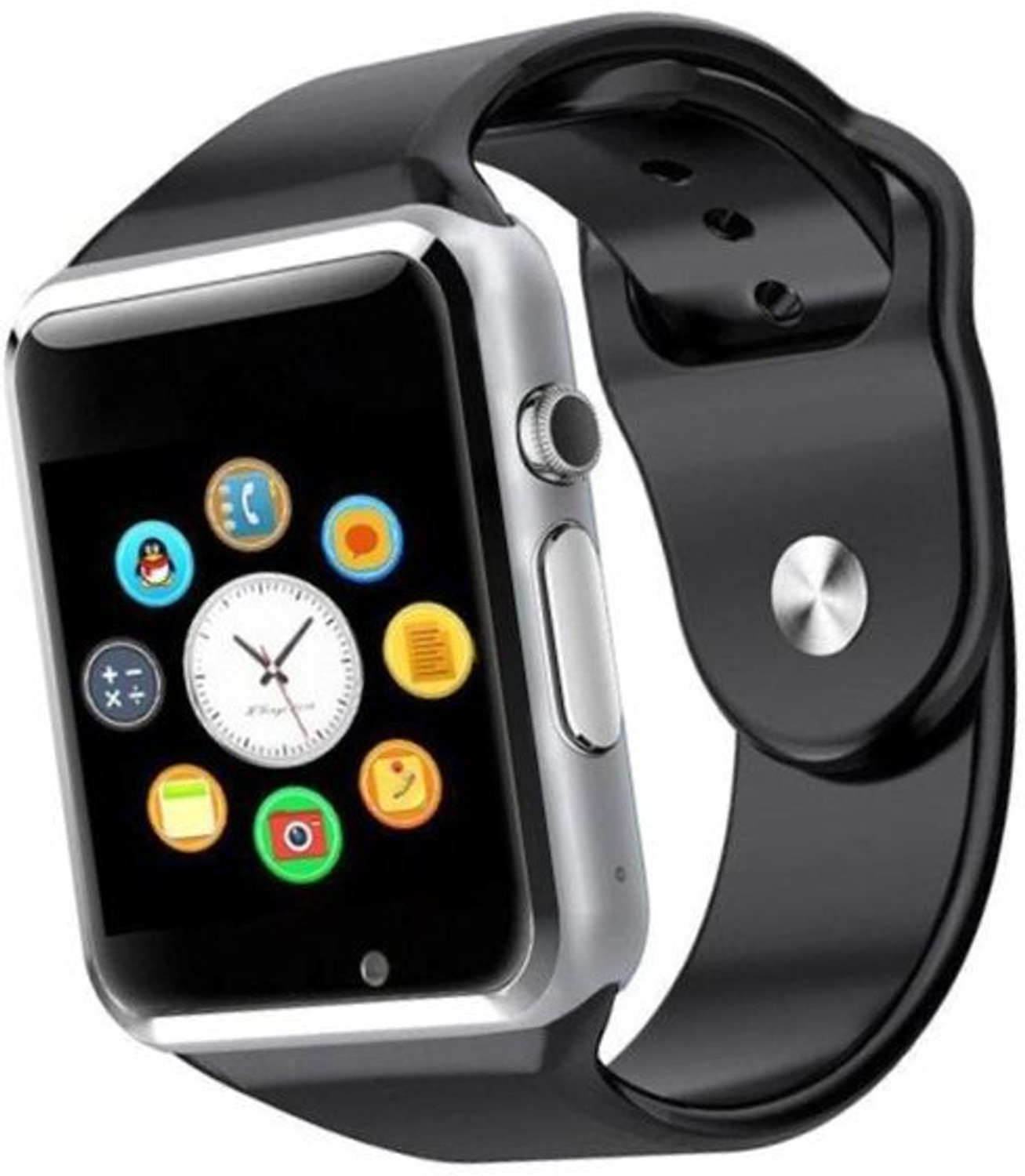 Image of Lastpoint 4G Camera and Sim Card Support watch Smartwatch (Black Strap, free)