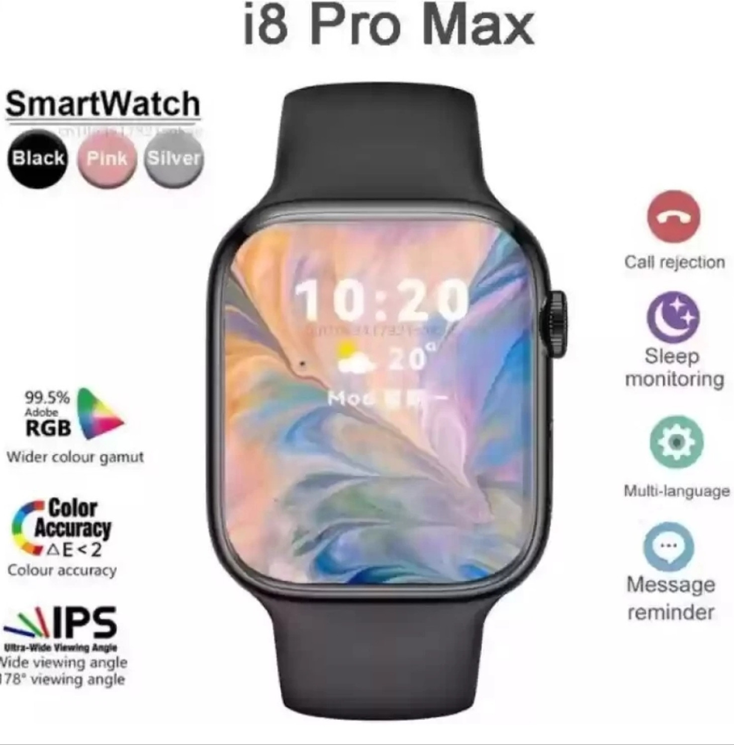 Image of NIKHILX i8 Pro max Smartwatch