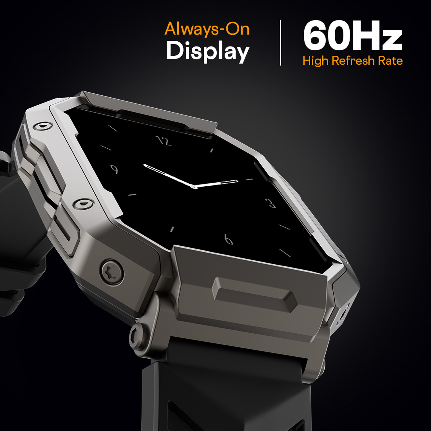 Image of Fire-Boltt Cobra 45.2mm (1.78) AMOLED Army Grade Build, Bluetooth Calling with 123 Sports. Smartwatch