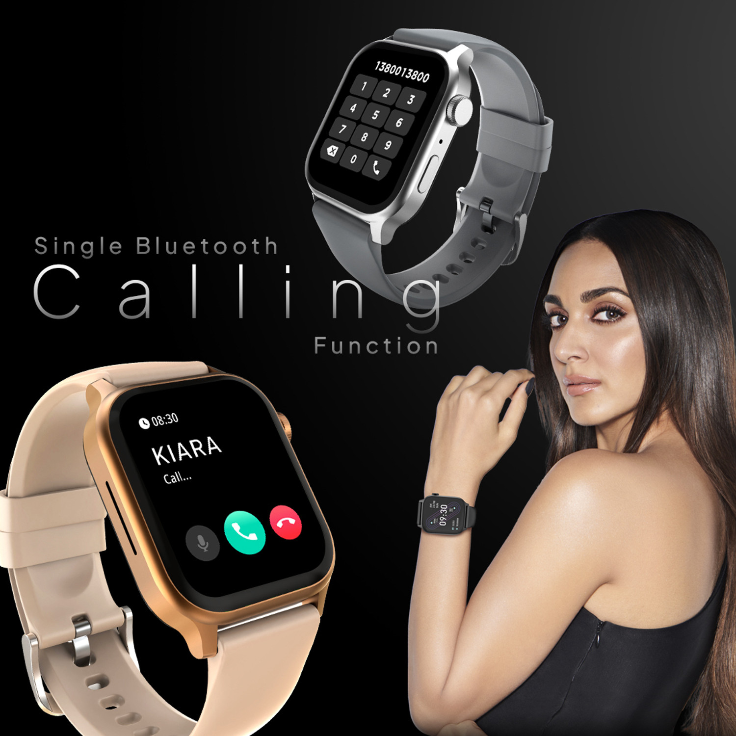 Image of Fire-Boltt Rise Bluetooth Calling 47mm (1.85) & Rotating Crown, 123 Sports Smartwatch