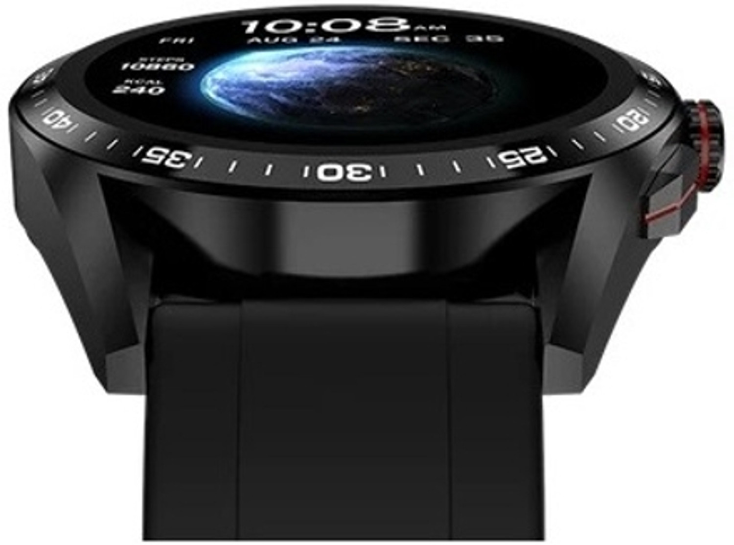 Image of fire boltt Invincible Plus - 1.43 inch AMOLED Display-4GB Internal Storage-Bluetooth Calling Smartwatch (Black Strap, Free Size)