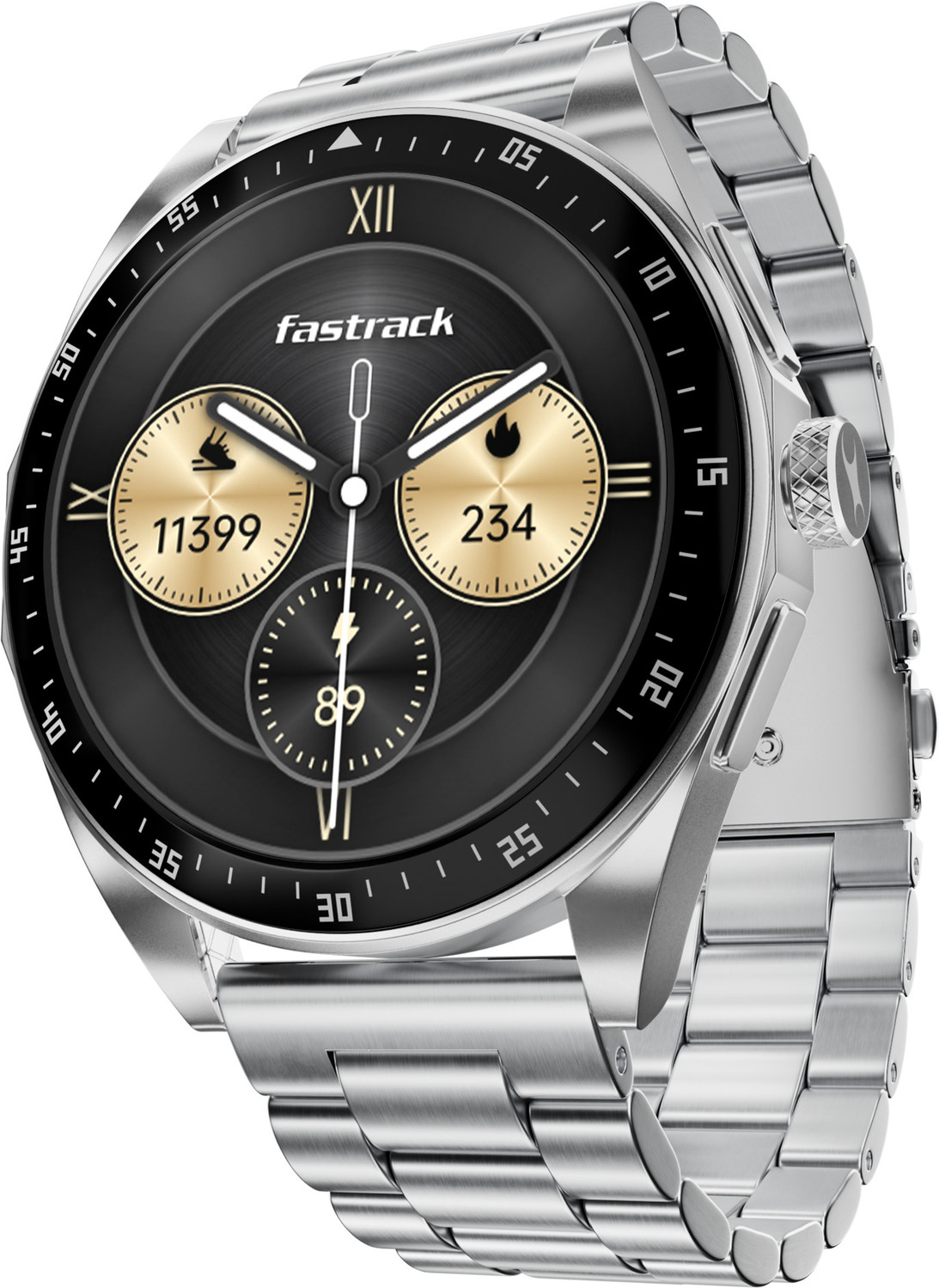 Fastrack Radiant FX1,36.3mm AMOLED Display,AOD,Working Crown,BT Callin