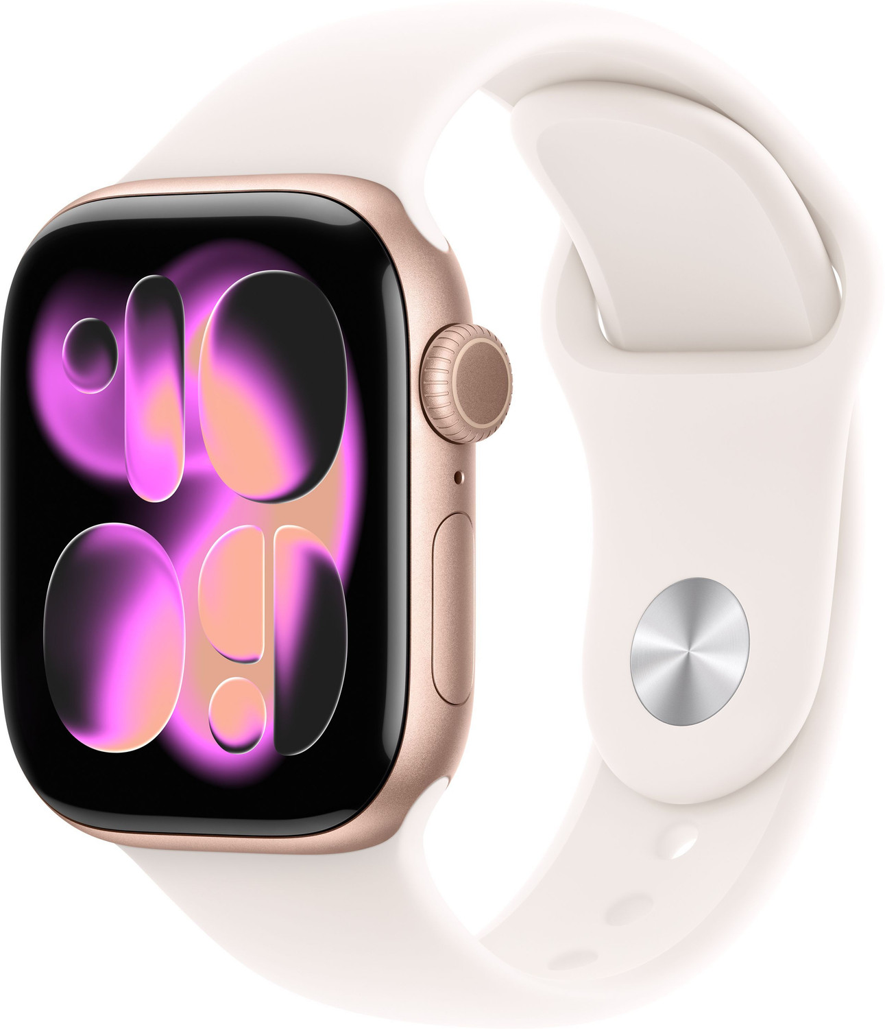Apple Watch Series 11 GPS 46mm Rose Gold Aluminium Case Light Blush Sp