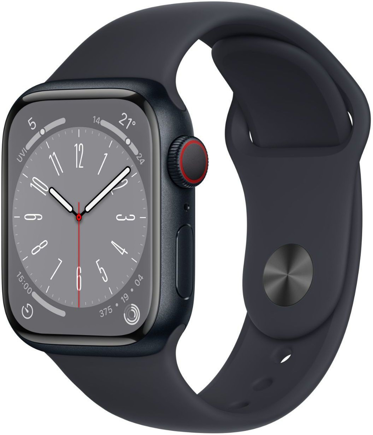 Image of Apple Watch Series 8, 41mm GPS + Cellular ECG app, Temperature sensor, Crash Detection