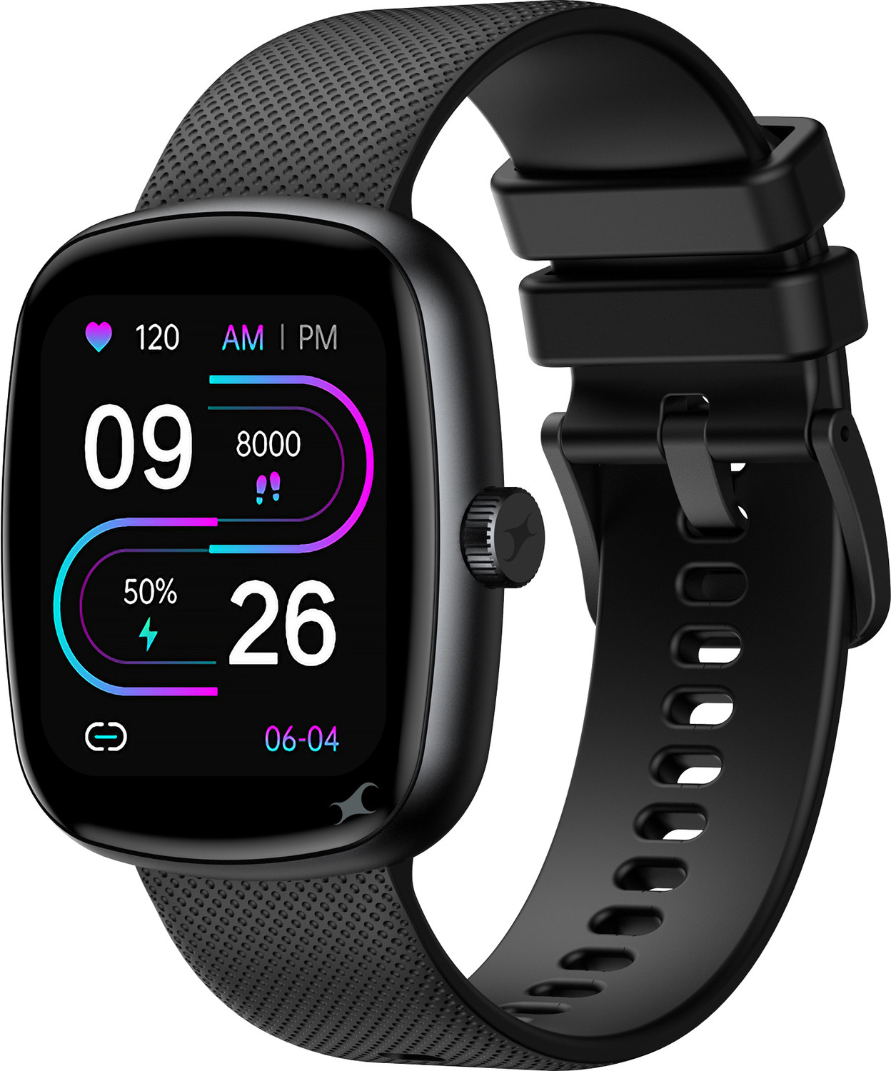 Image of NoiseFit ColorFit Pulse 2 Max 1.85 inch TFT Display with Bluetooth calling, Voice Assistant Smartwatch (Black Strap, Regular)