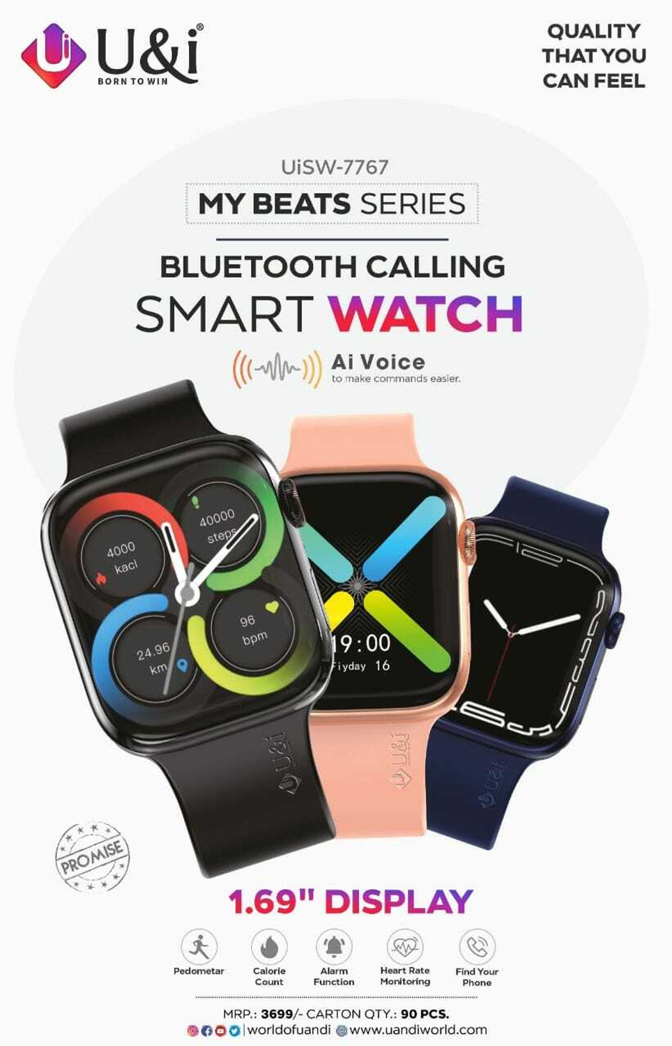 Image of U&i U&i MY BEATS Smartwatch