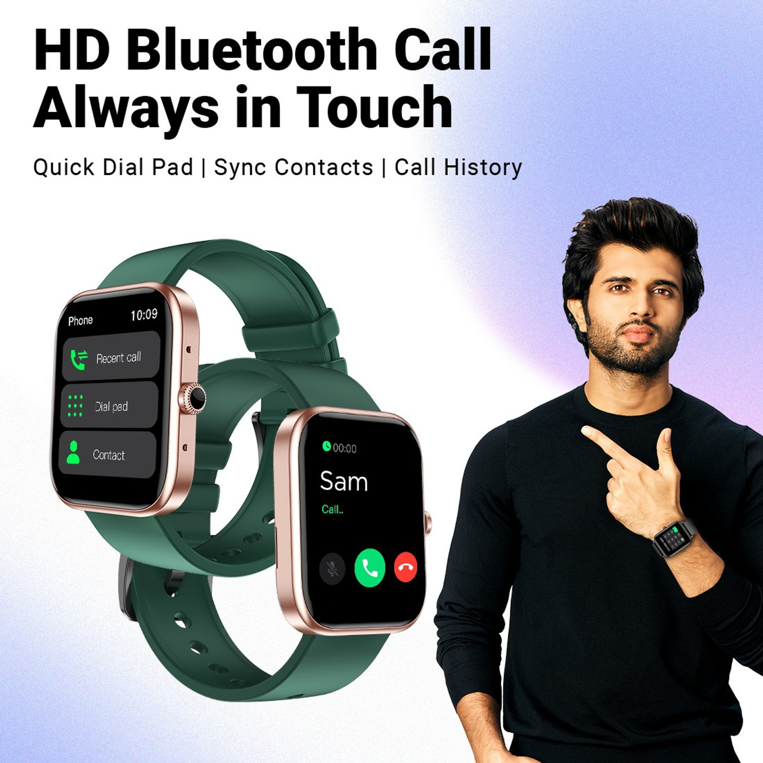 Image of Fire-Boltt Ninja Call 2 Plus with 46.5mm (1.83) display Bluetooth Calling 27 Sports Modes Smartwatch