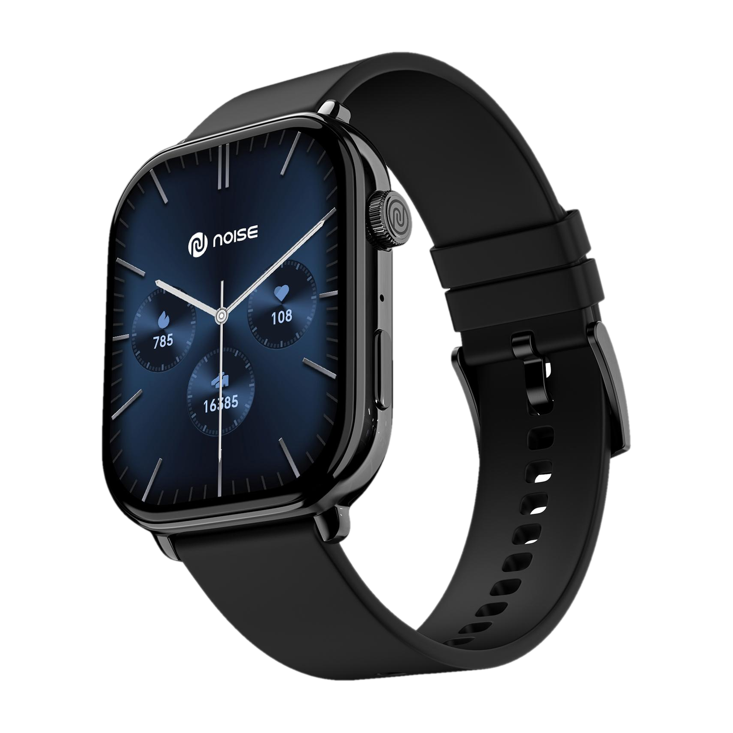 Image of NoiseFit ColorFit Pulse 2 Max 1.85 inch TFT Display with Bluetooth calling, Voice Assistant Smartwatch (Black Strap, Regular)