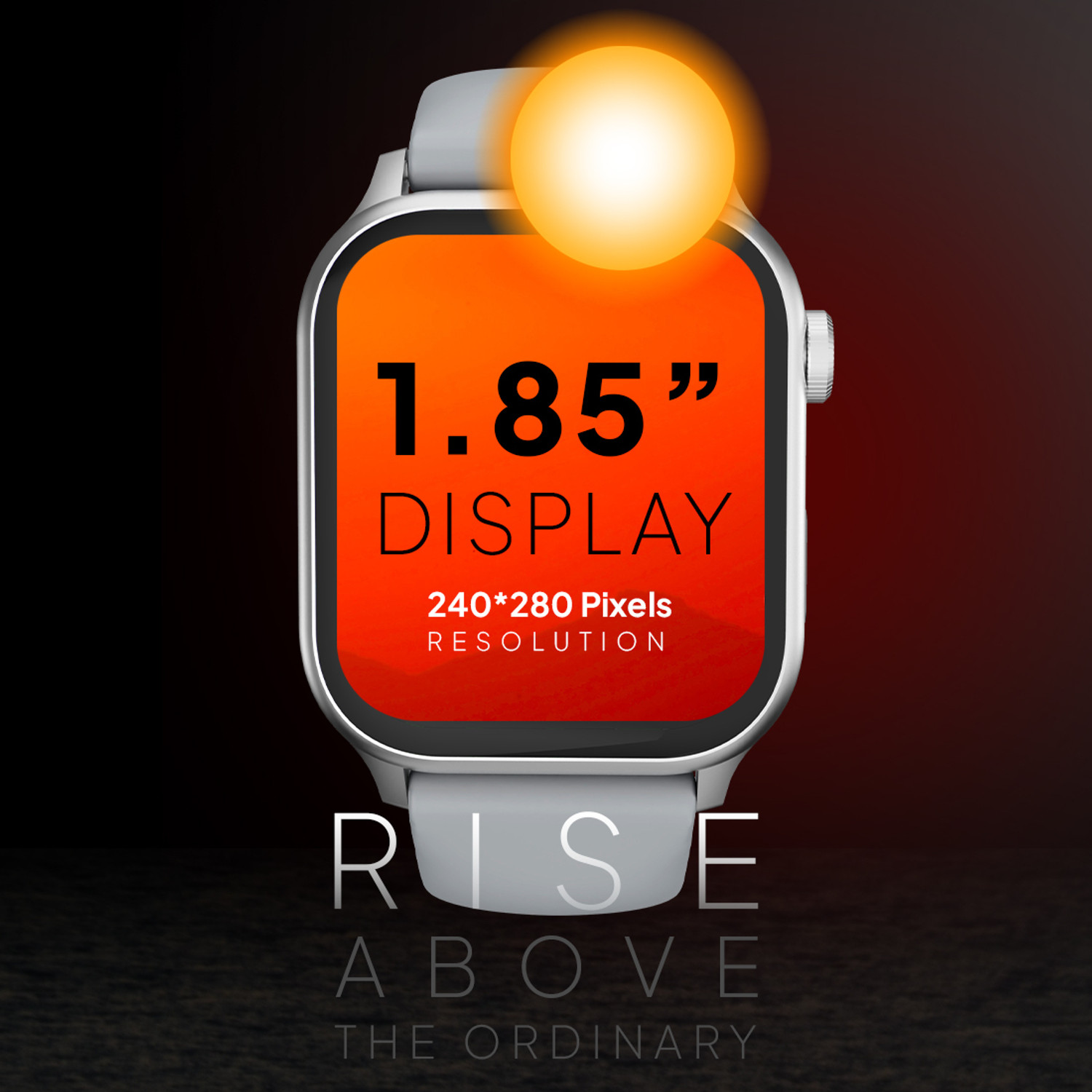 Image of Fire-Boltt Rise Bluetooth Calling 47mm (1.85) & Rotating Crown, 123 Sports Smartwatch