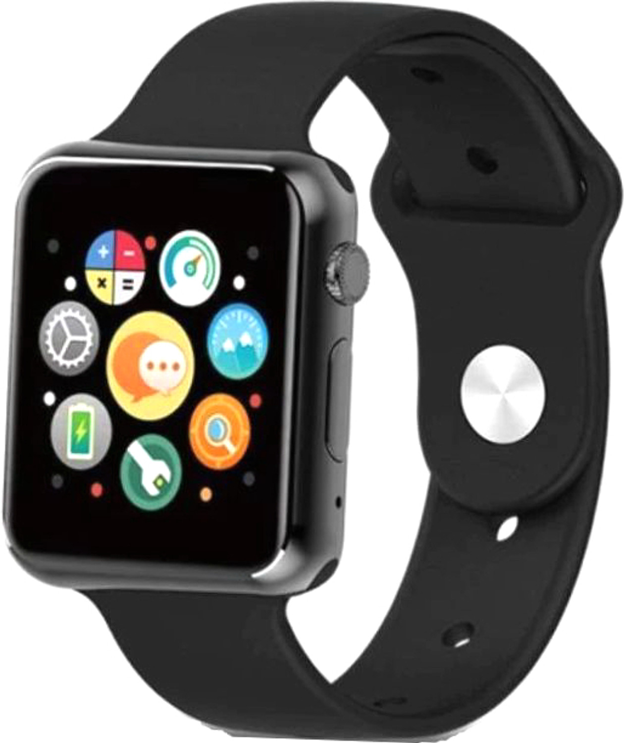 Image of Lastpoint 4G Camera and Sim Card Support watch Smartwatch (Black Strap, free)
