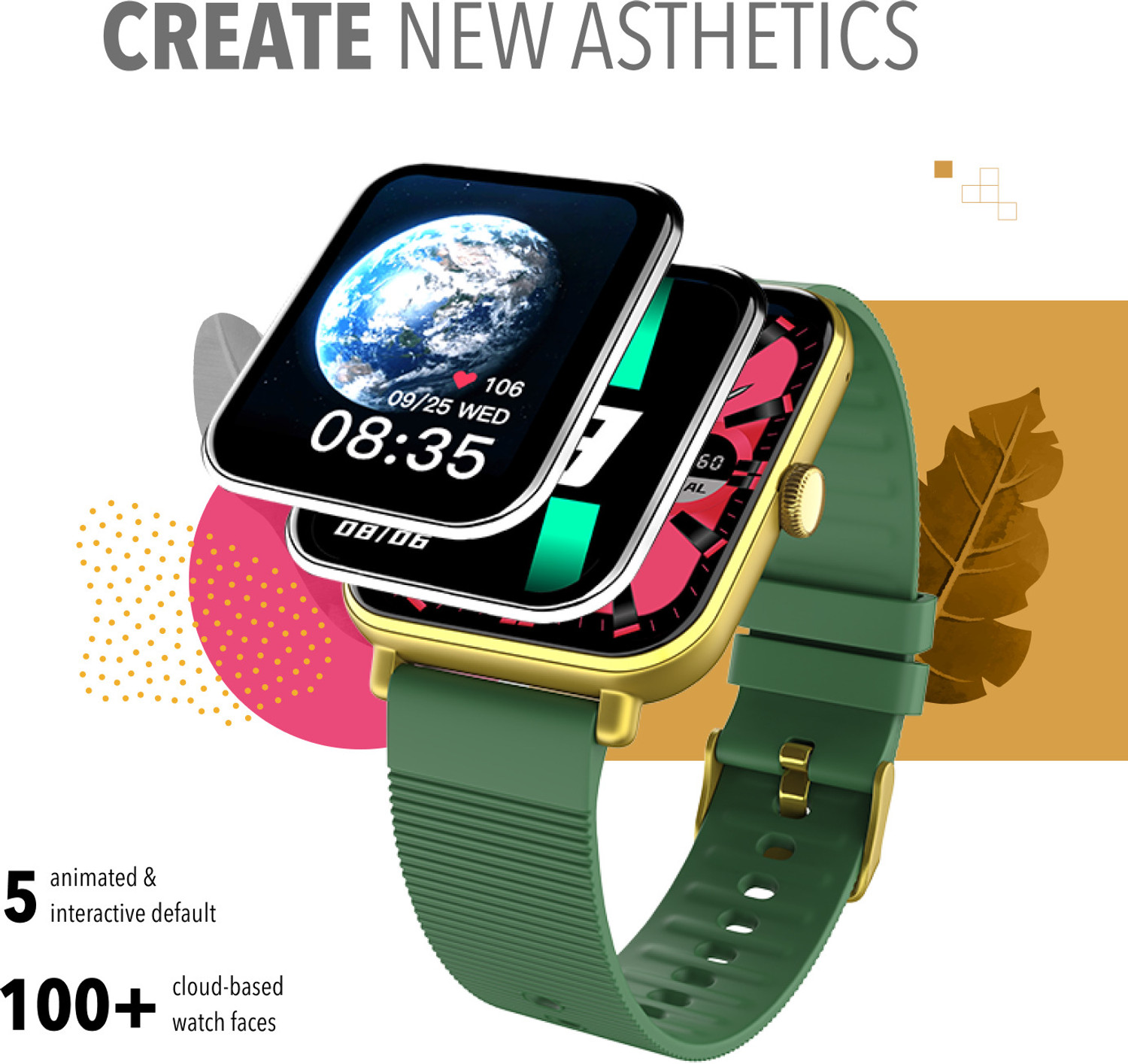 Image of alt GOAT, 1.78 AMOLED Display, Single Chip Bluetooth Calling, 100+ Watchfaces, IP68 Smartwatch