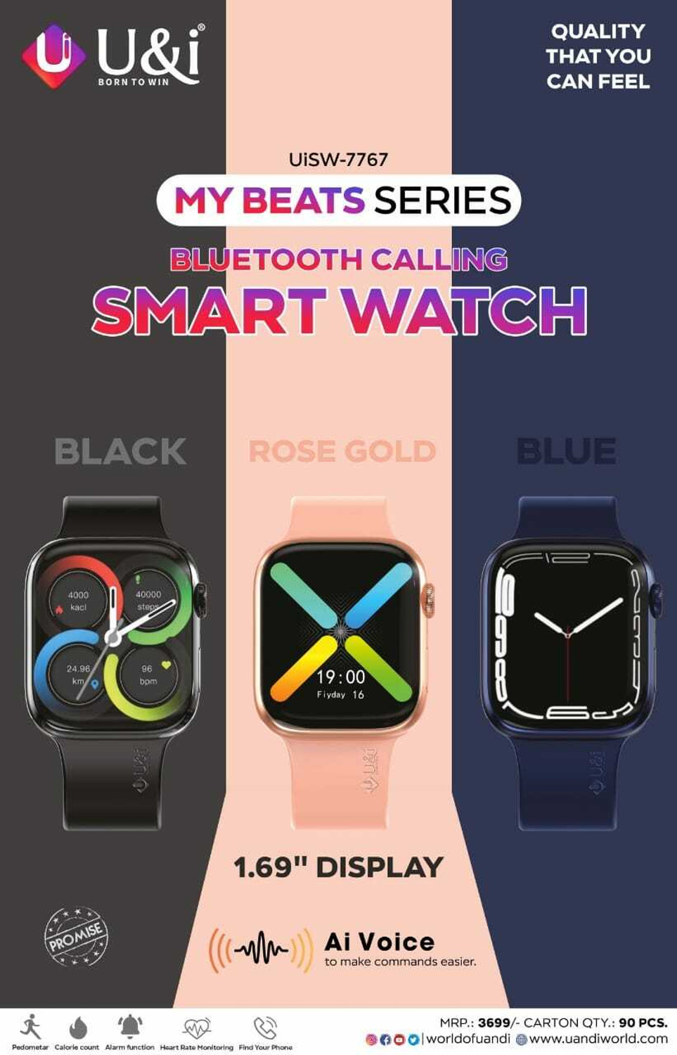 Image of U&i U&i MY BEATS Smartwatch