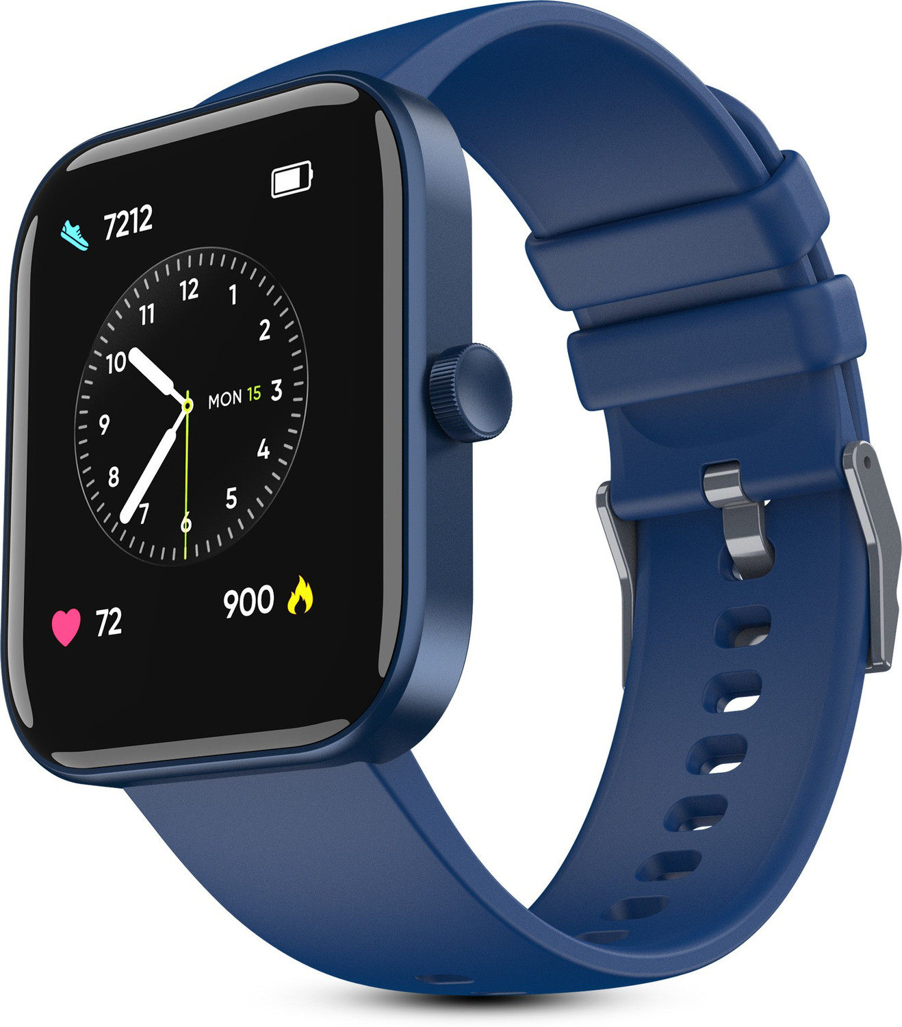 Image of Mivi Model E with 1.69 inch Display, 7-Day Battery Life , Spo2, Heart Rate Monitor. Smartwatch
