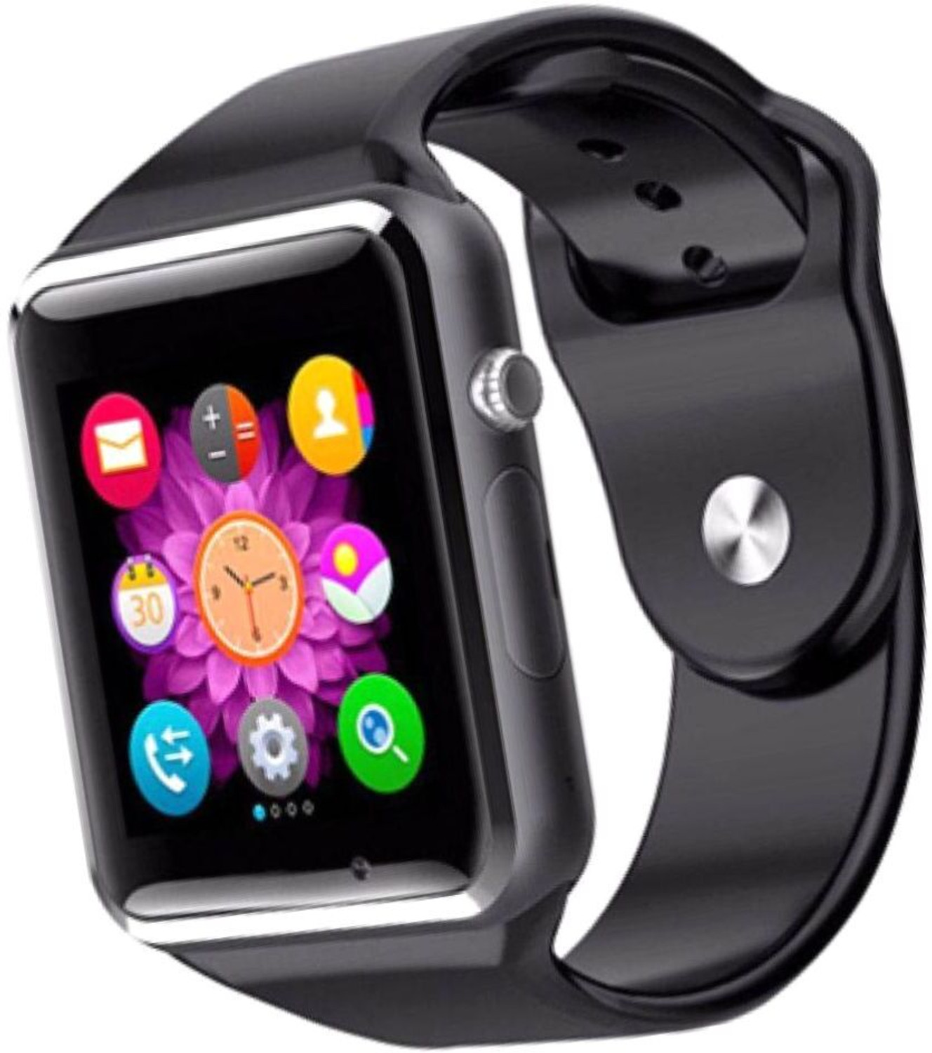 Image of Lastpoint 4G Camera and Sim Card Support watch Smartwatch (Black Strap, free)