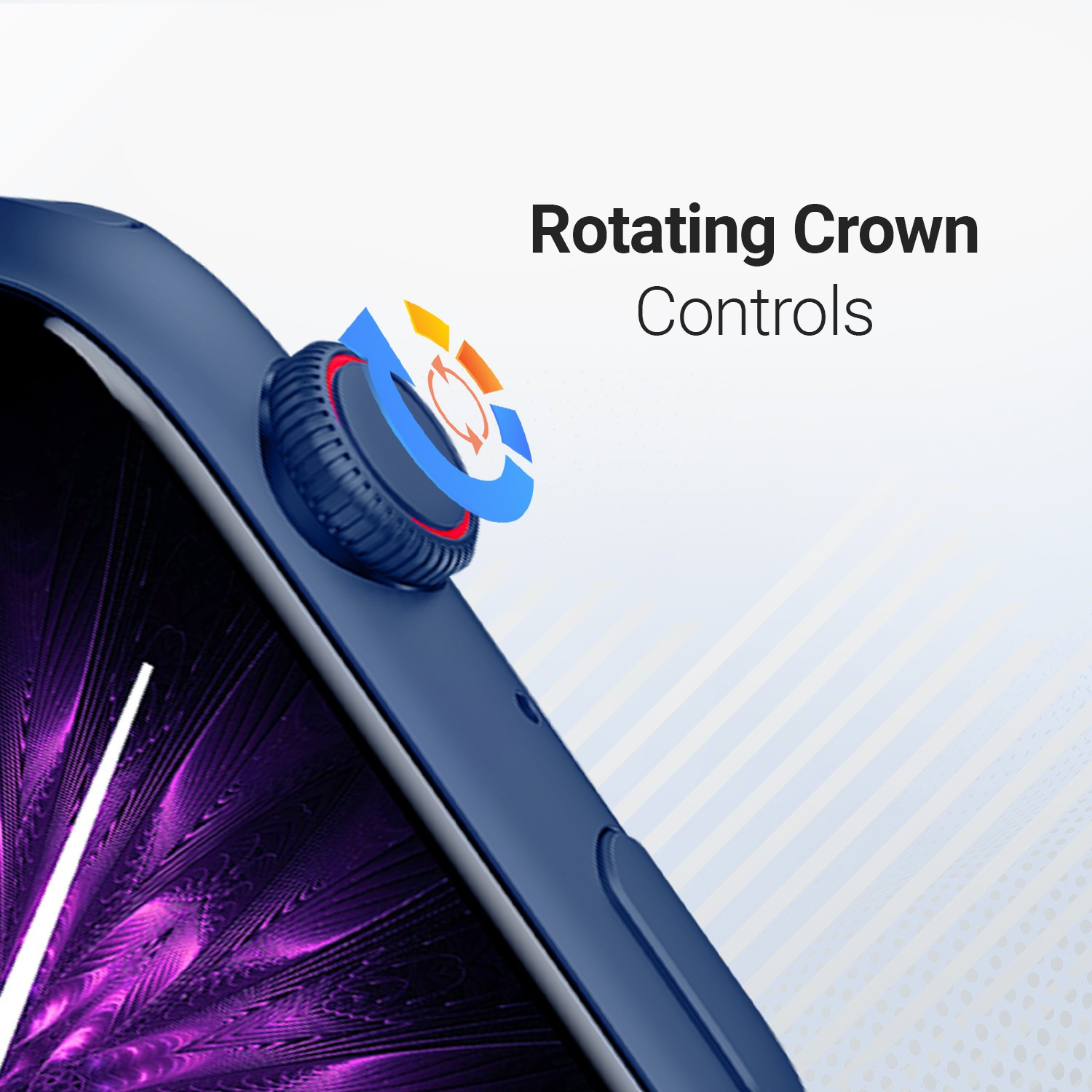 Image of CrossBeats Ignite S4 MAX 1.9 inch UHD Display, BT calling, 30 Sports Mode, 500+ Watch Faces Smartwatch