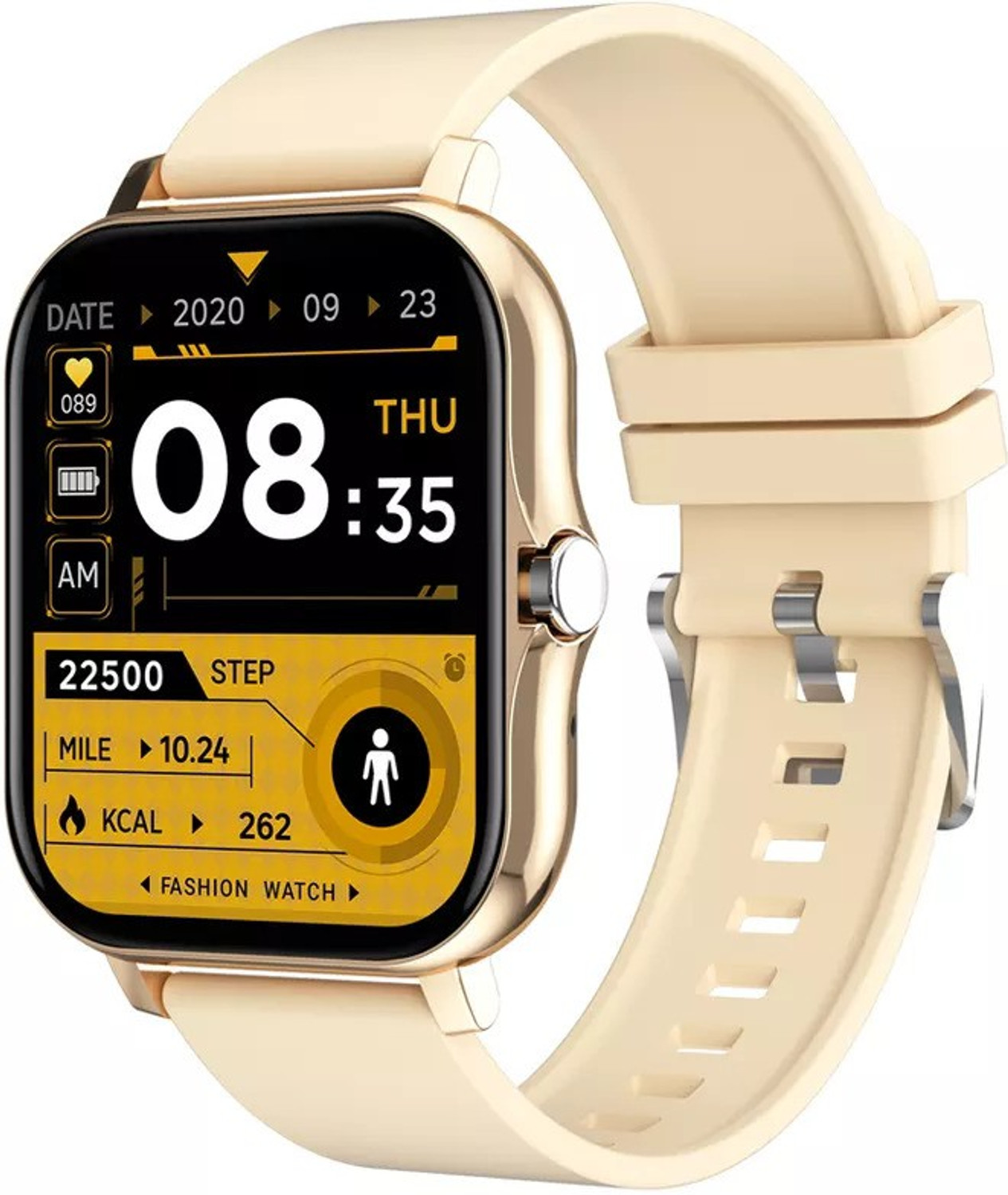 Image of CYXUS 4G Camera and Sim Card Support watch Smartwatch (Brown Strap, free)