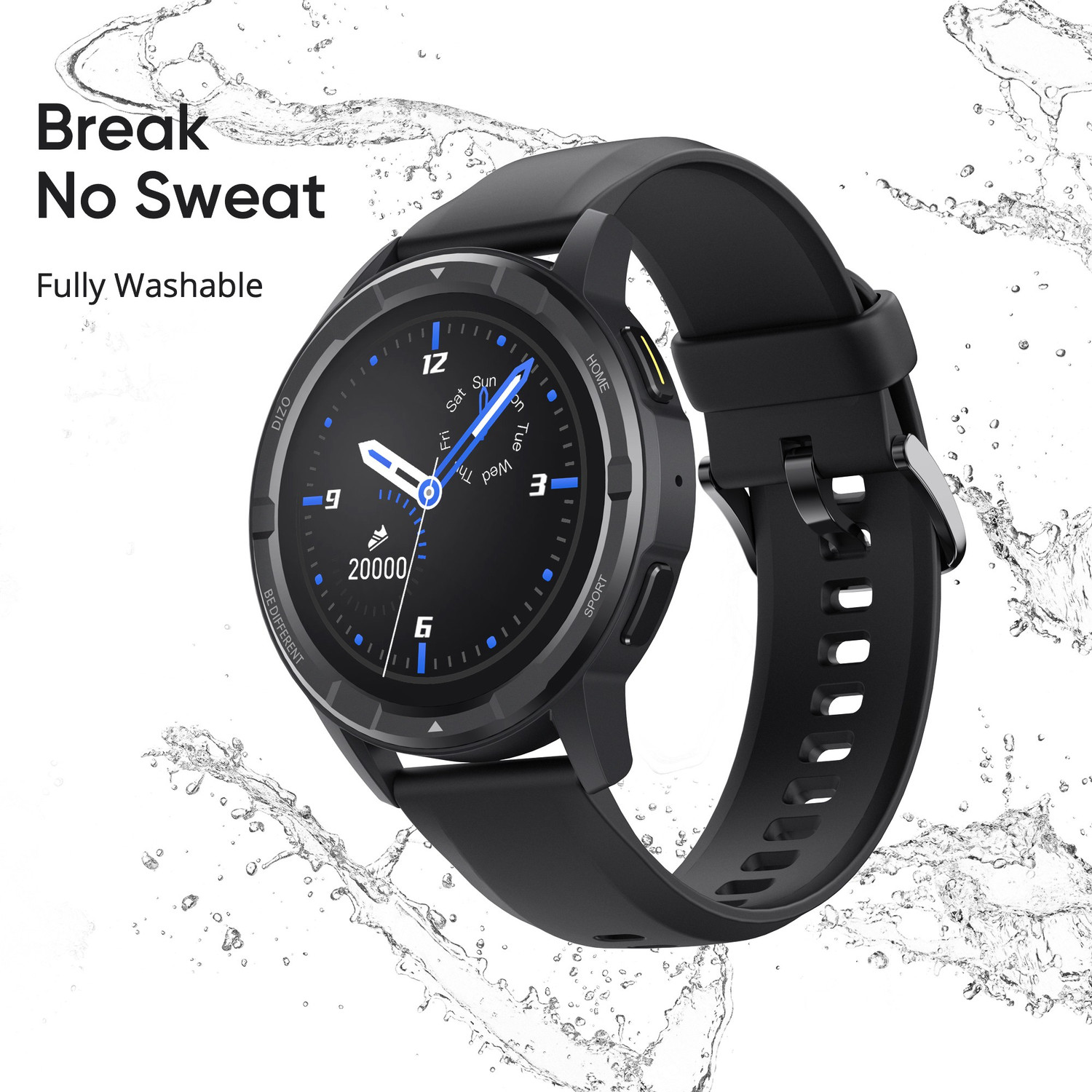 Image of DIZO Watch R Talk Go, 1.39 inch, 550nits display, 10 day battery (by realme TechLife) (Black Strap, Free Size)