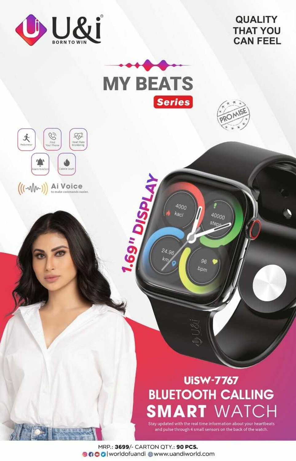Image of U&i U&i MY BEATS Smartwatch