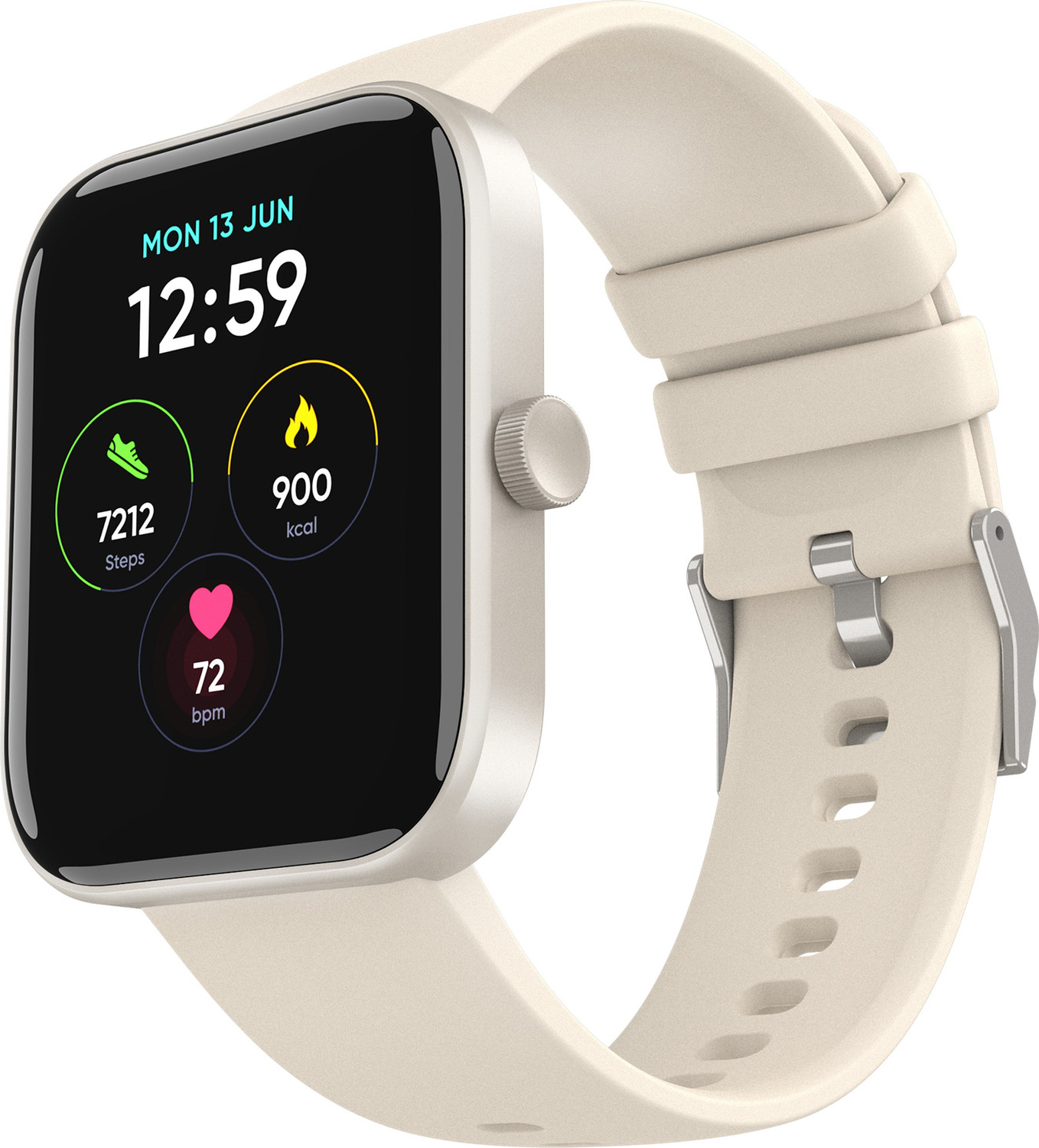 Image of Mivi Model E with 1.69 inch Display, 7-Day Battery Life , Spo2, Heart Rate Monitor. Smartwatch