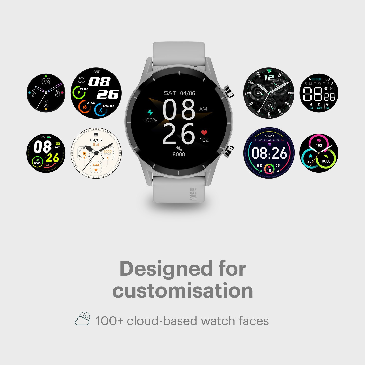 Image of Noise Core 2 1.28 inch Display , Noisefit sync app, 100+ watch faces & 50+ Sports Modes Smartwatch