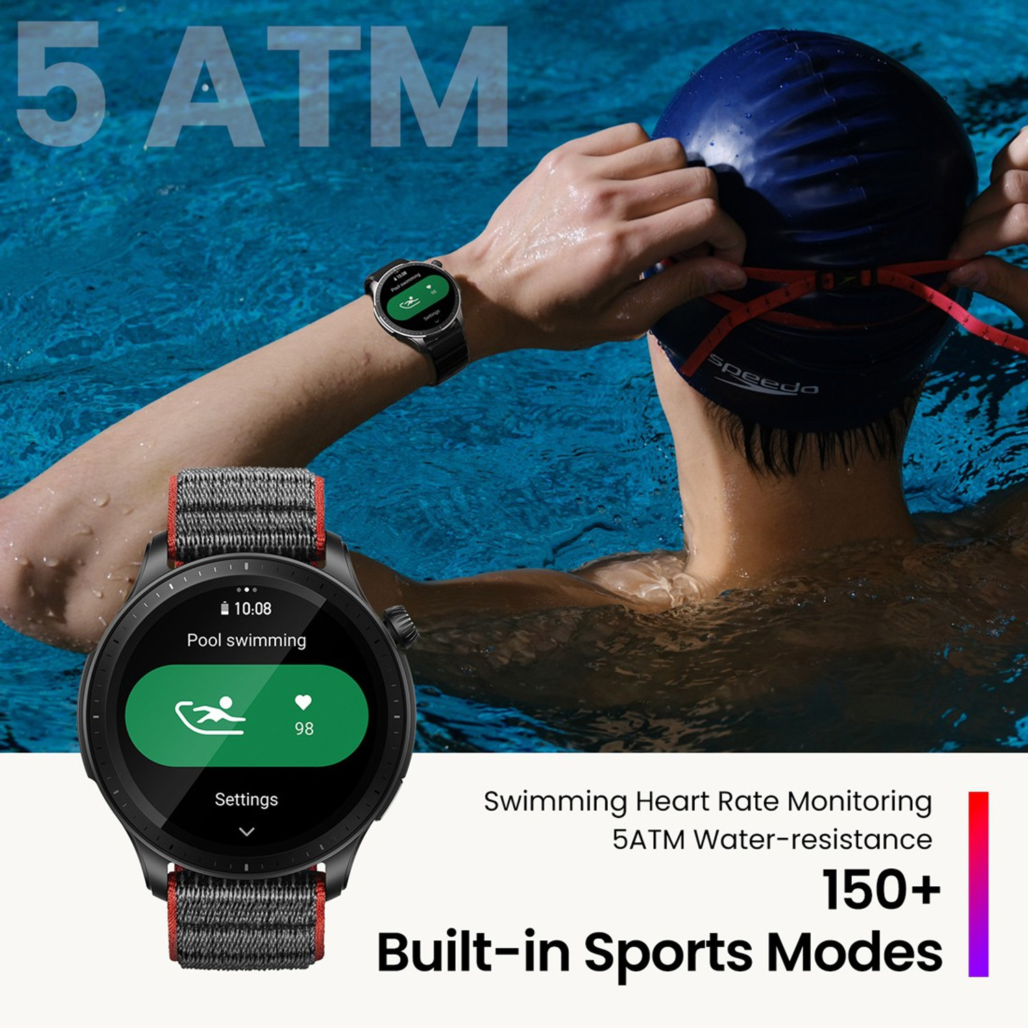 Image of AMAZFIT GTR 4 1.43AMOLED display Bluetooth calling & 6 satellite GPS positioning system Smartwatch