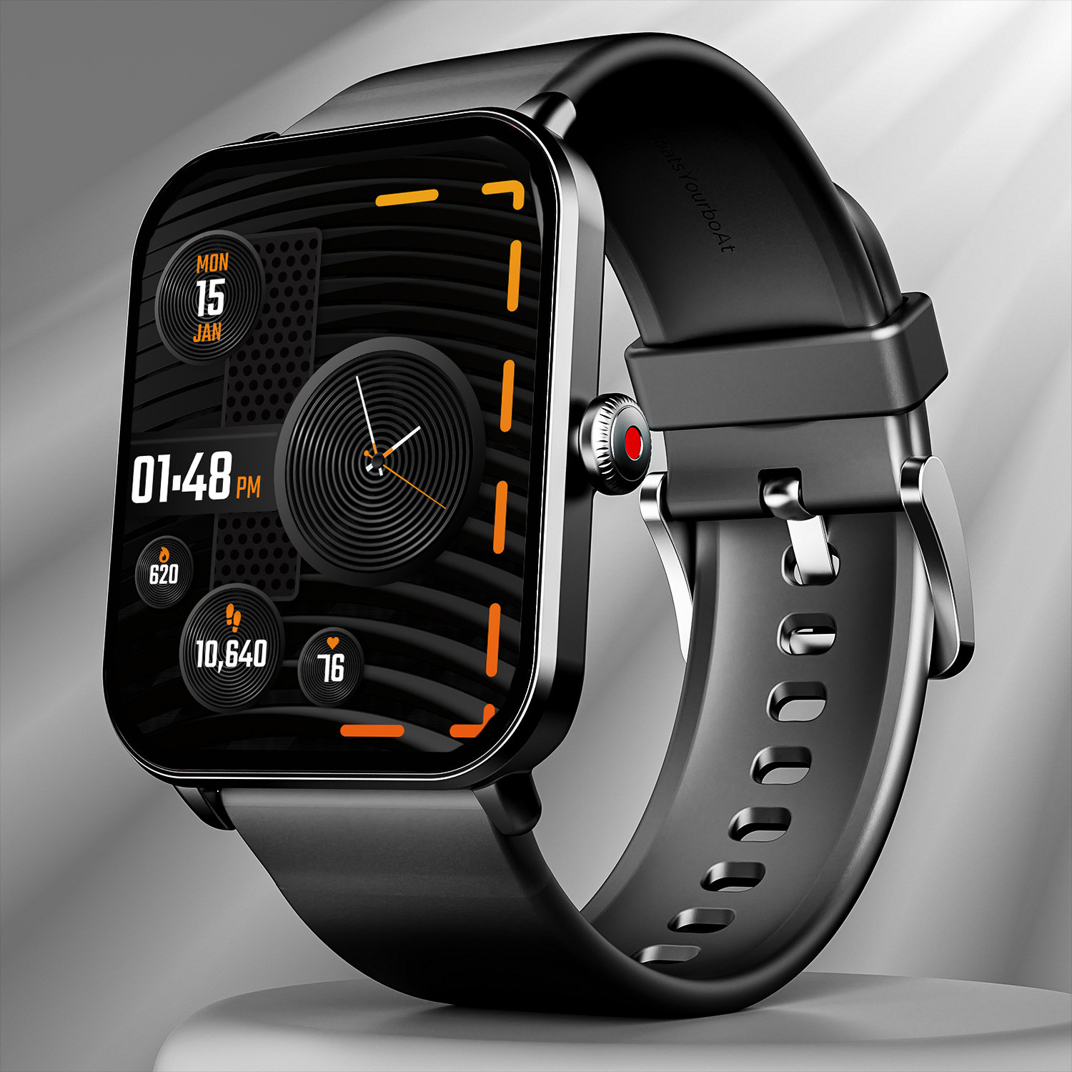 Image of NoiseFit ColorFit Pulse 2 Max 1.85 inch TFT Display with Bluetooth calling, Voice Assistant Smartwatch (Black Strap, Regular)