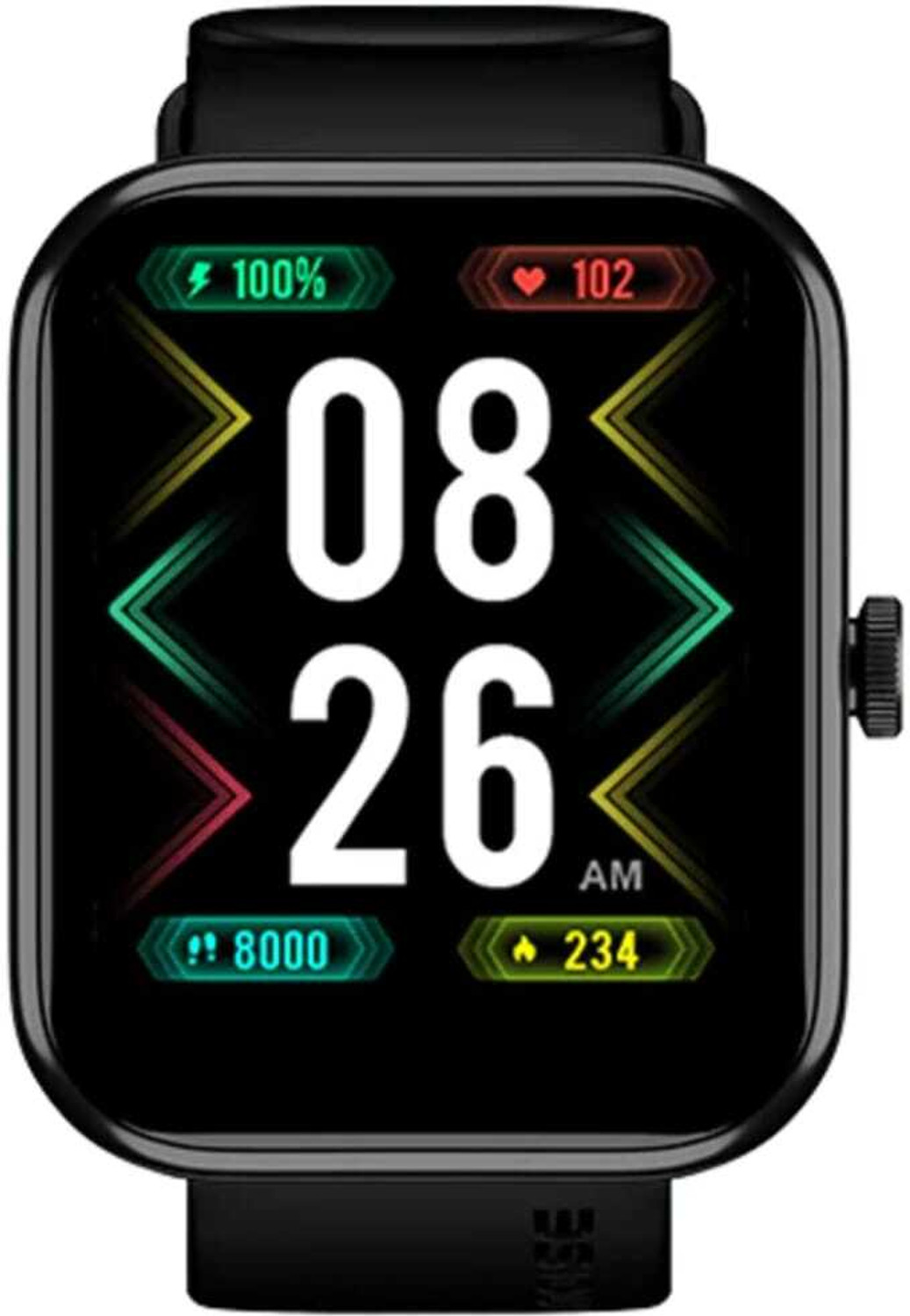 Image of NoiseFit ColorFit Pulse 2 Max 1.85 inch TFT Display with Bluetooth calling, Voice Assistant Smartwatch (Black Strap, Regular)