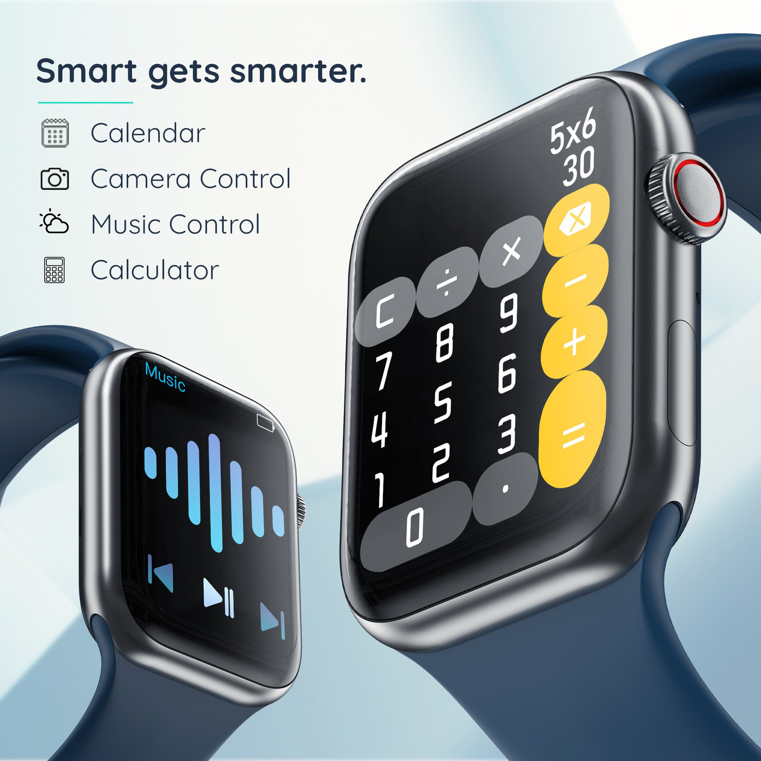 Image of Pebble Frost 1.87'' BT Calling with 2.5D Curved HD Display, AI Voice Assisst Smartwatch