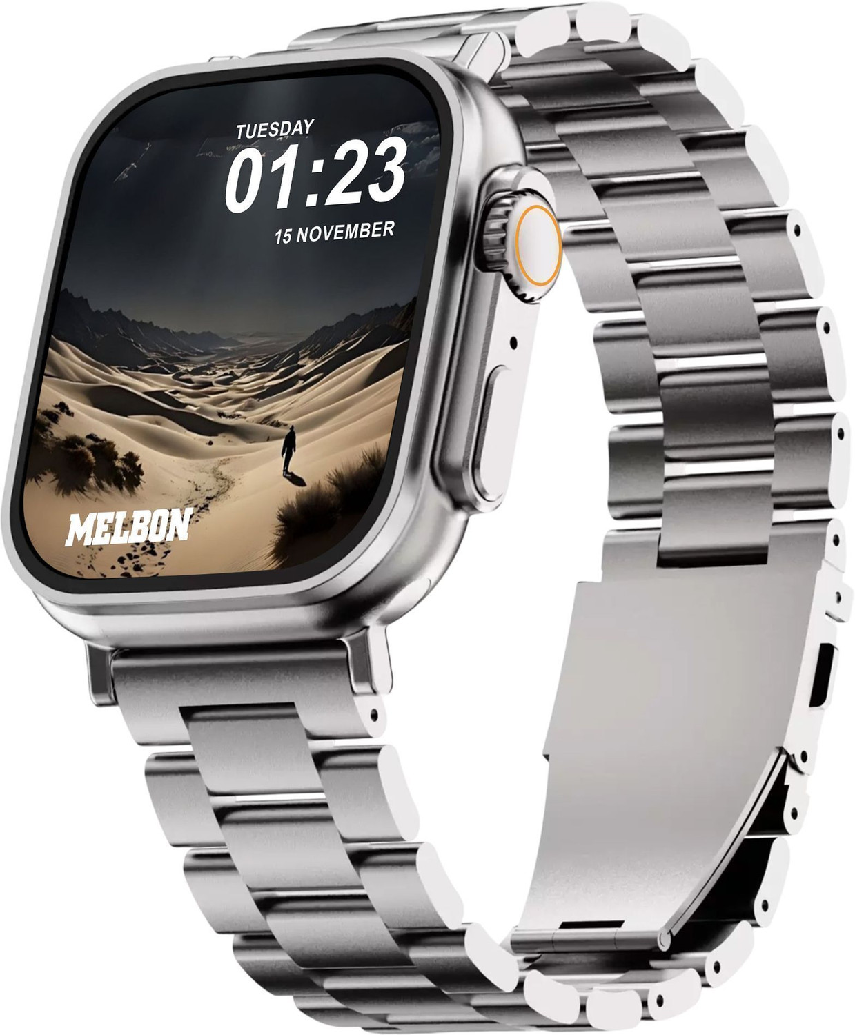 Melbon BT Calling Smartwatch 1.99" TFT Display | Premium Look | 150+ Cloud Watch Faces Smartwatch