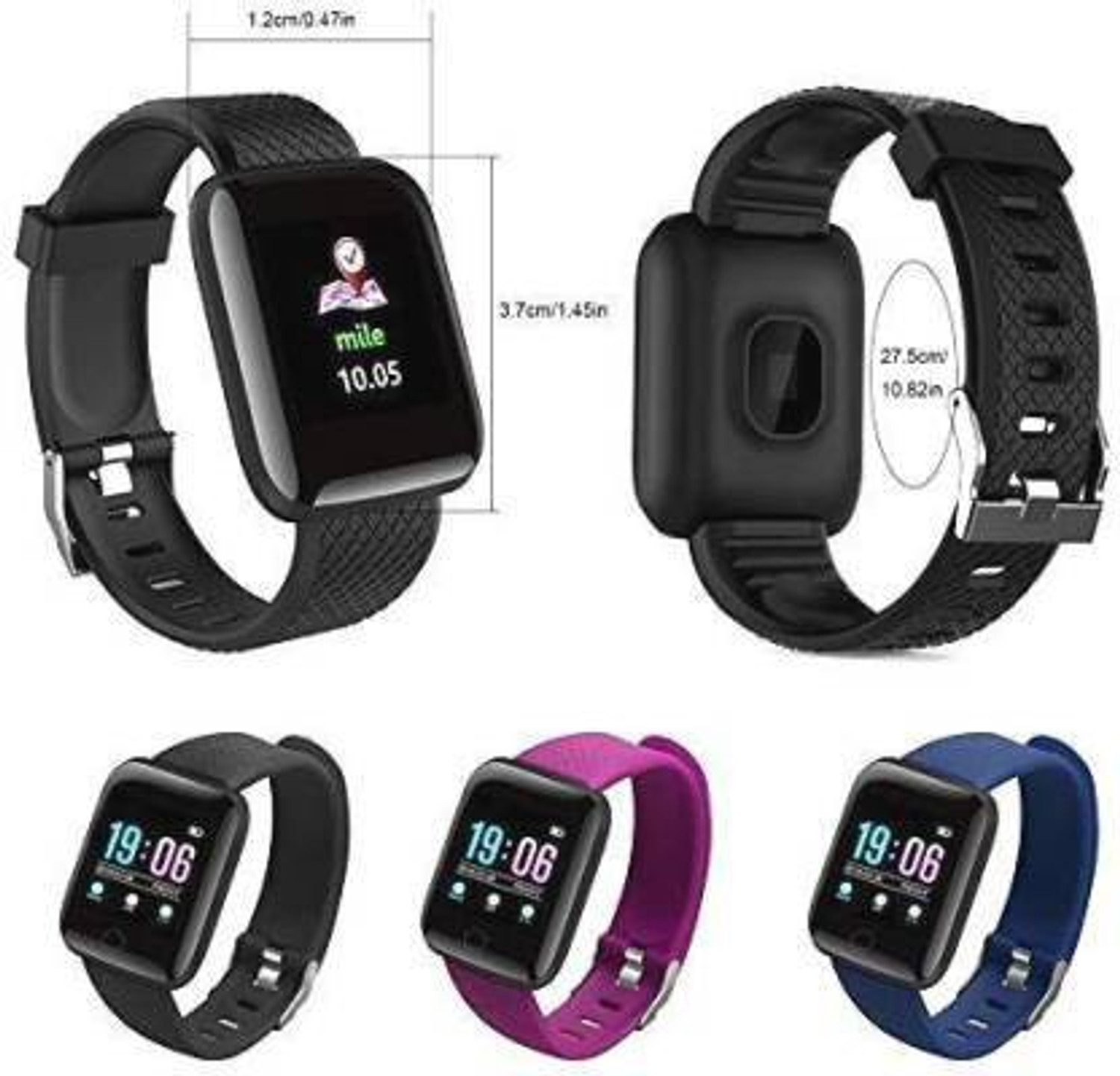 Image of Priyansh IDS116 SMART BRACELET WATCH IT SUPPORTS ONLY NOTIFICATION Smartwatch