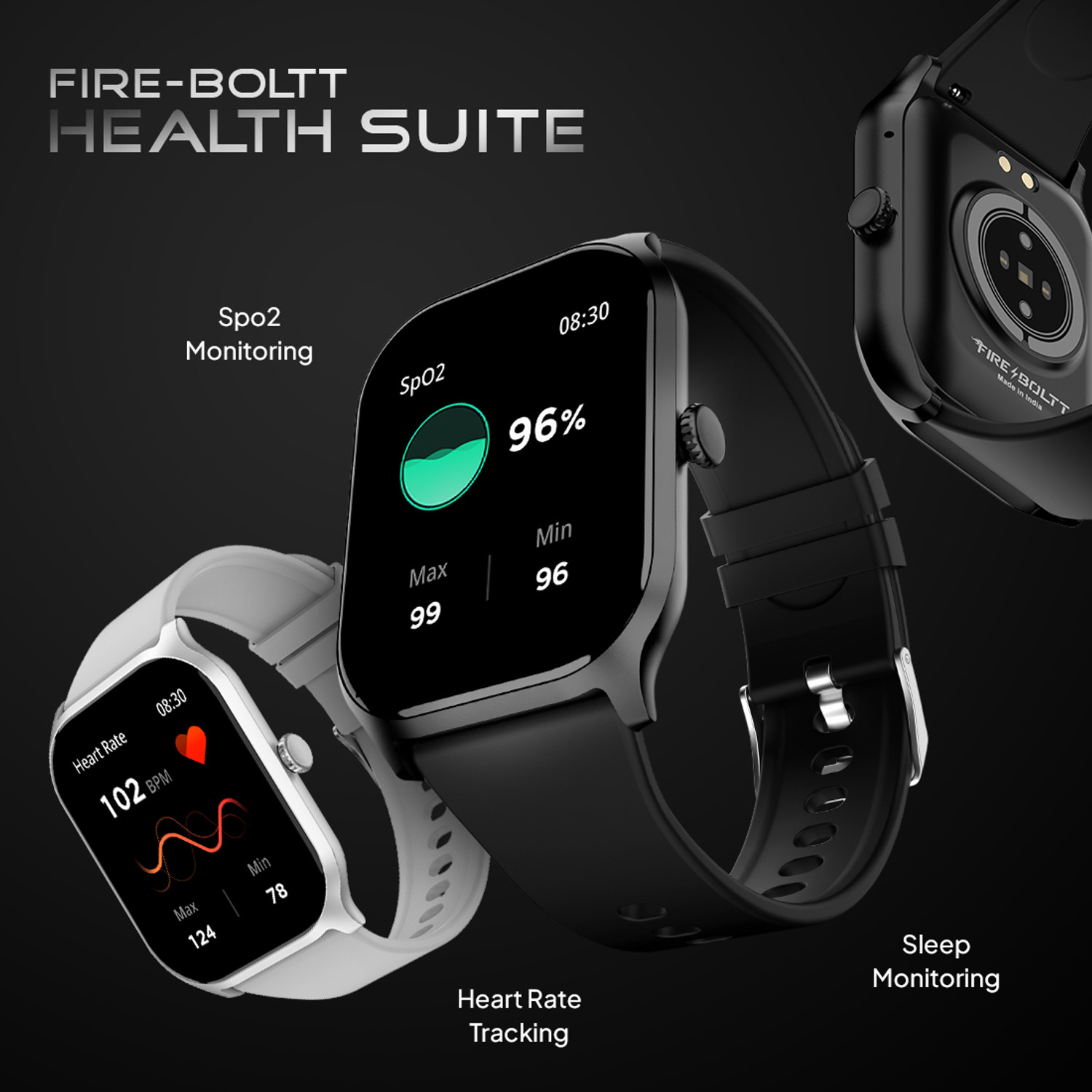 Image of Fire-Boltt Hunter 51.1mm (2.01) HD Display Bluetooth Calling Single Chipset, Metal Body Smartwatch