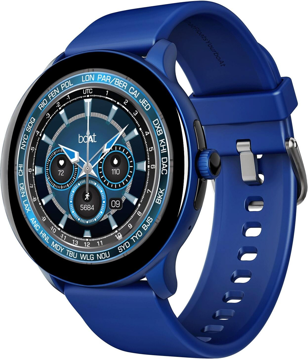 Image of boAt Lunar Connect Pro w / 3.53 CM(1.39'') AMOLED Display & Bluetooth Calling Smartwatch
