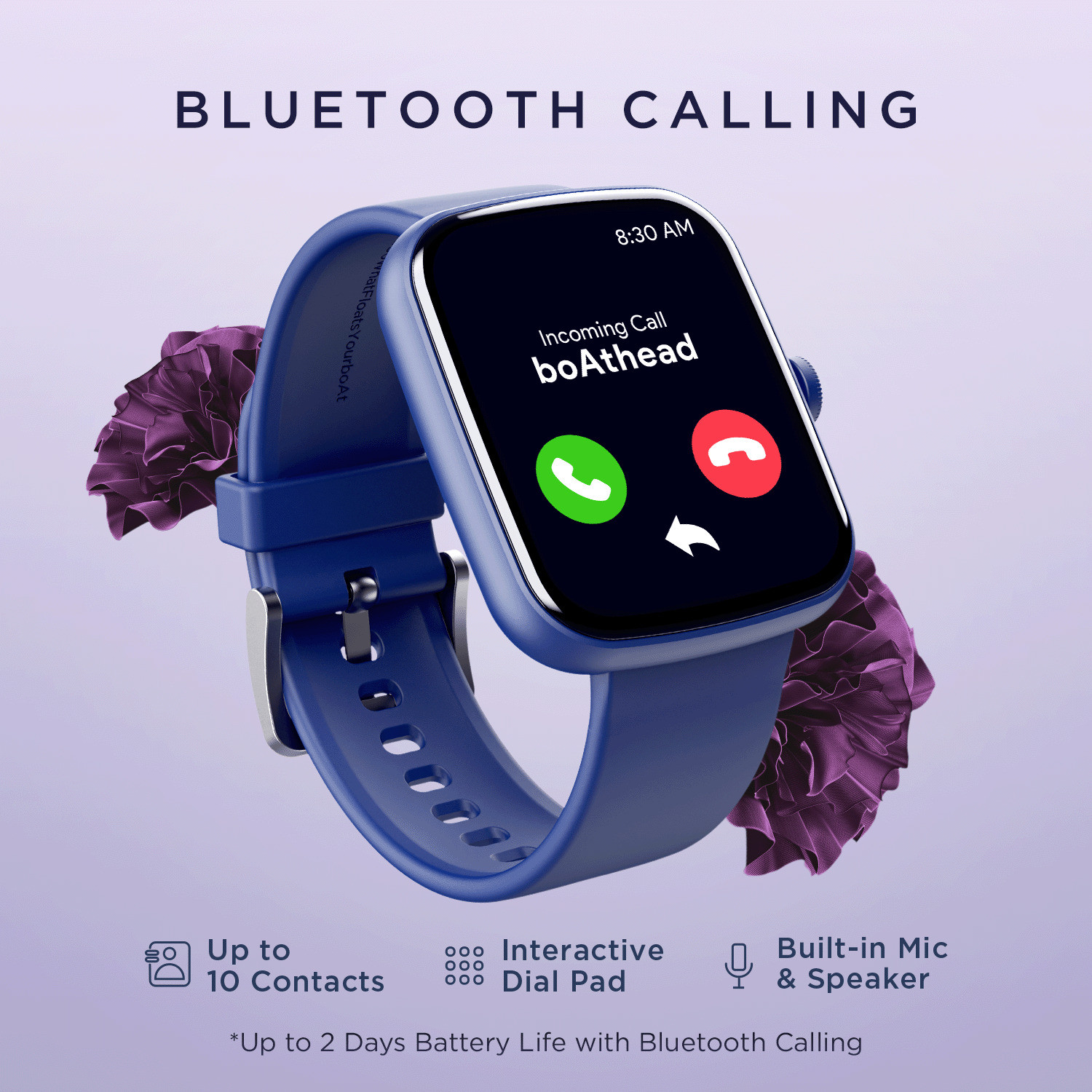 Image of boAt Wave Beat Call with 4.64 cm(1.69 inch) HD Display,BT Calling, Watch Face Studio Smartwatch