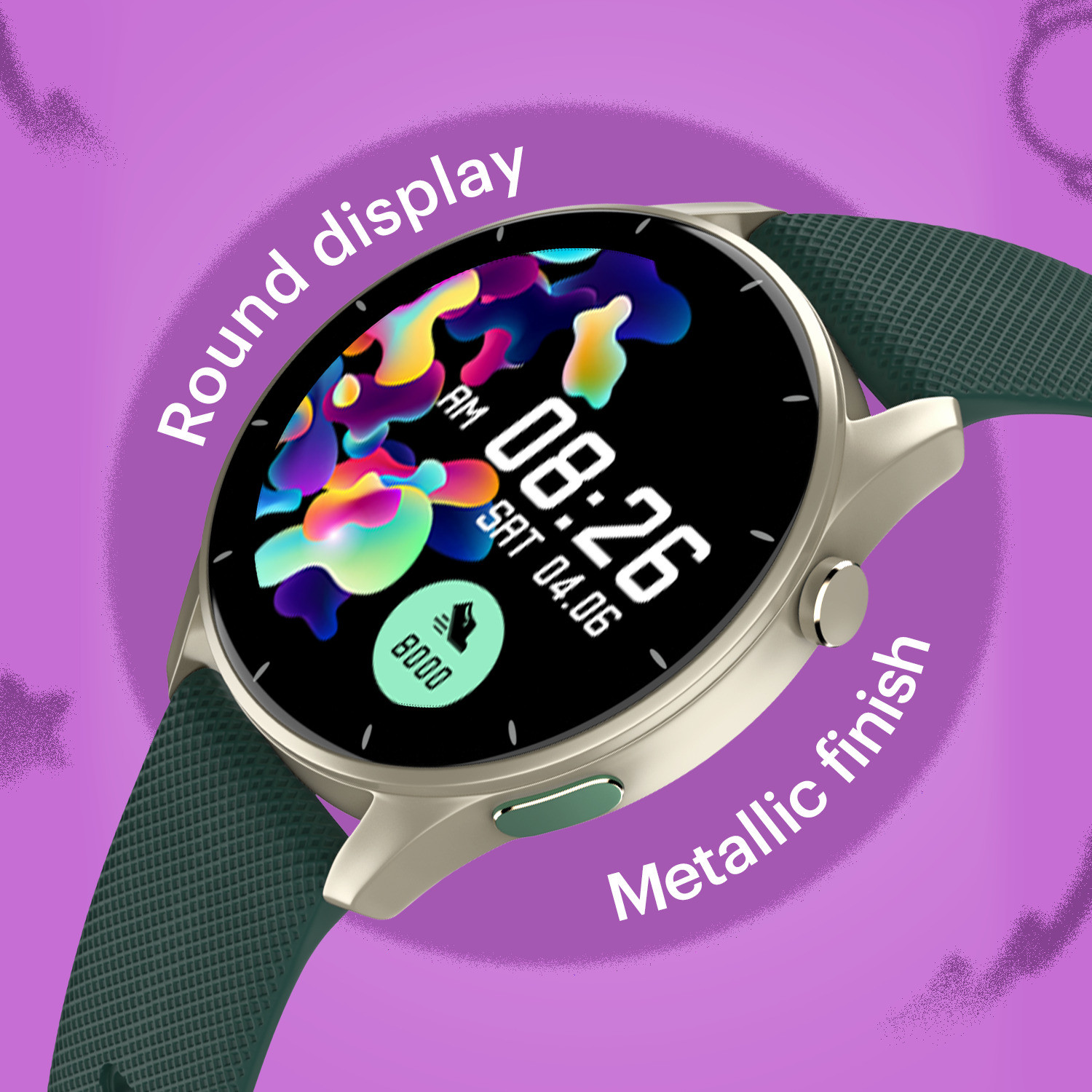 Image of Noise Crew 1.38 Round Display with Bluetooth Calling, Metallic finish, IP68 Rating Smartwatch