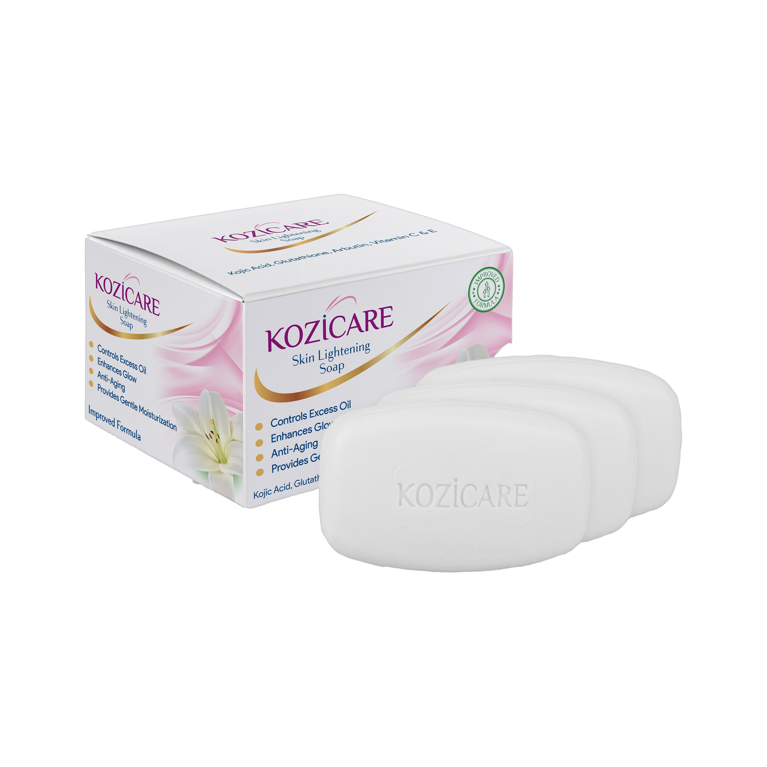 West Coast Kozicare Skin Whitening Soap (Pack of 3)