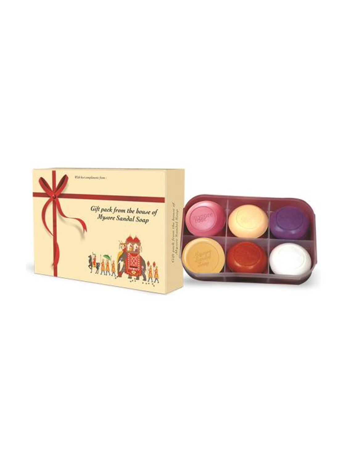 Image of MYSORE SANDAL Centennial Soap 100g Pack Of 6 (6 x 100 g)