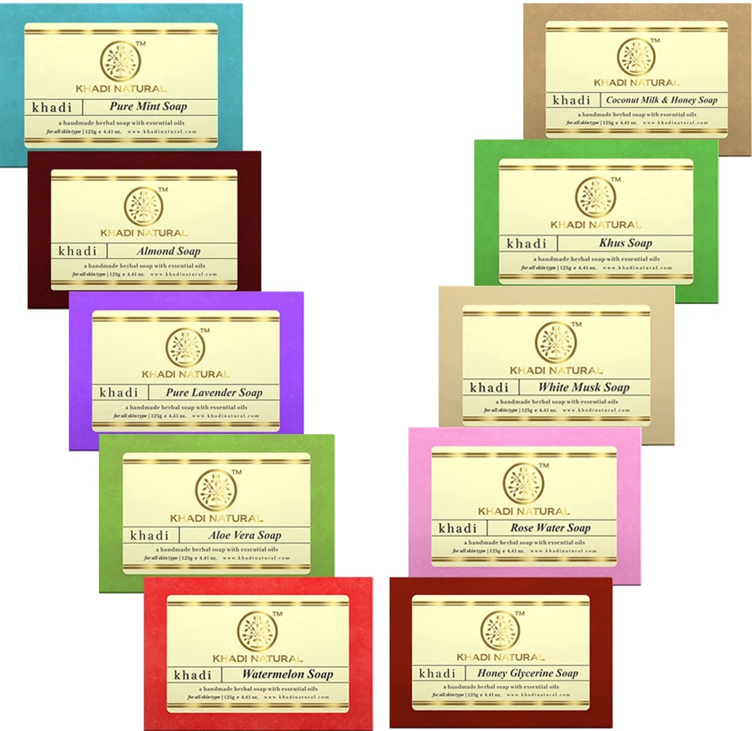Khadi Natural Soap Pack of 10 – 39% Off, ₹544 on Flipkart